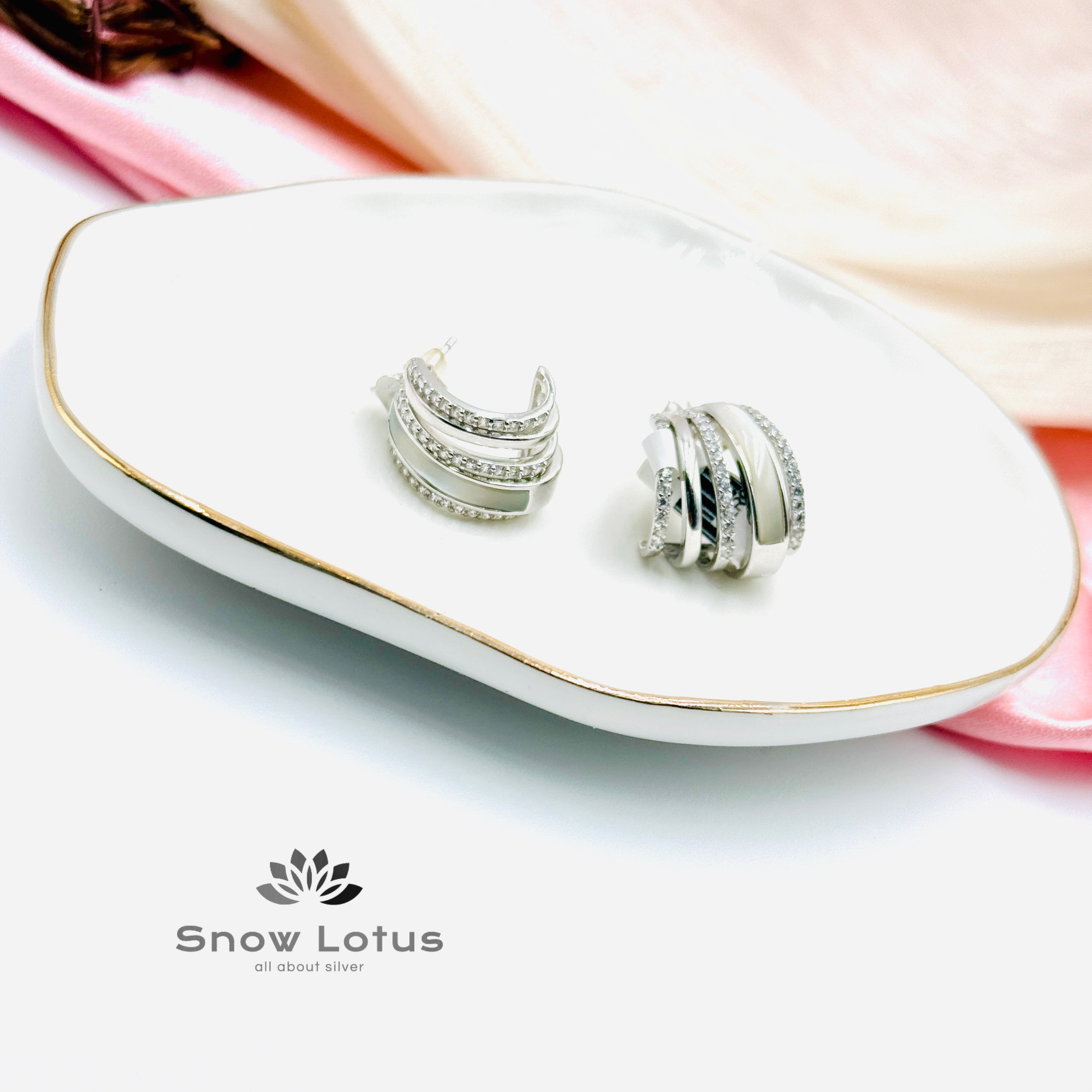 Five Layer MOP Earrings