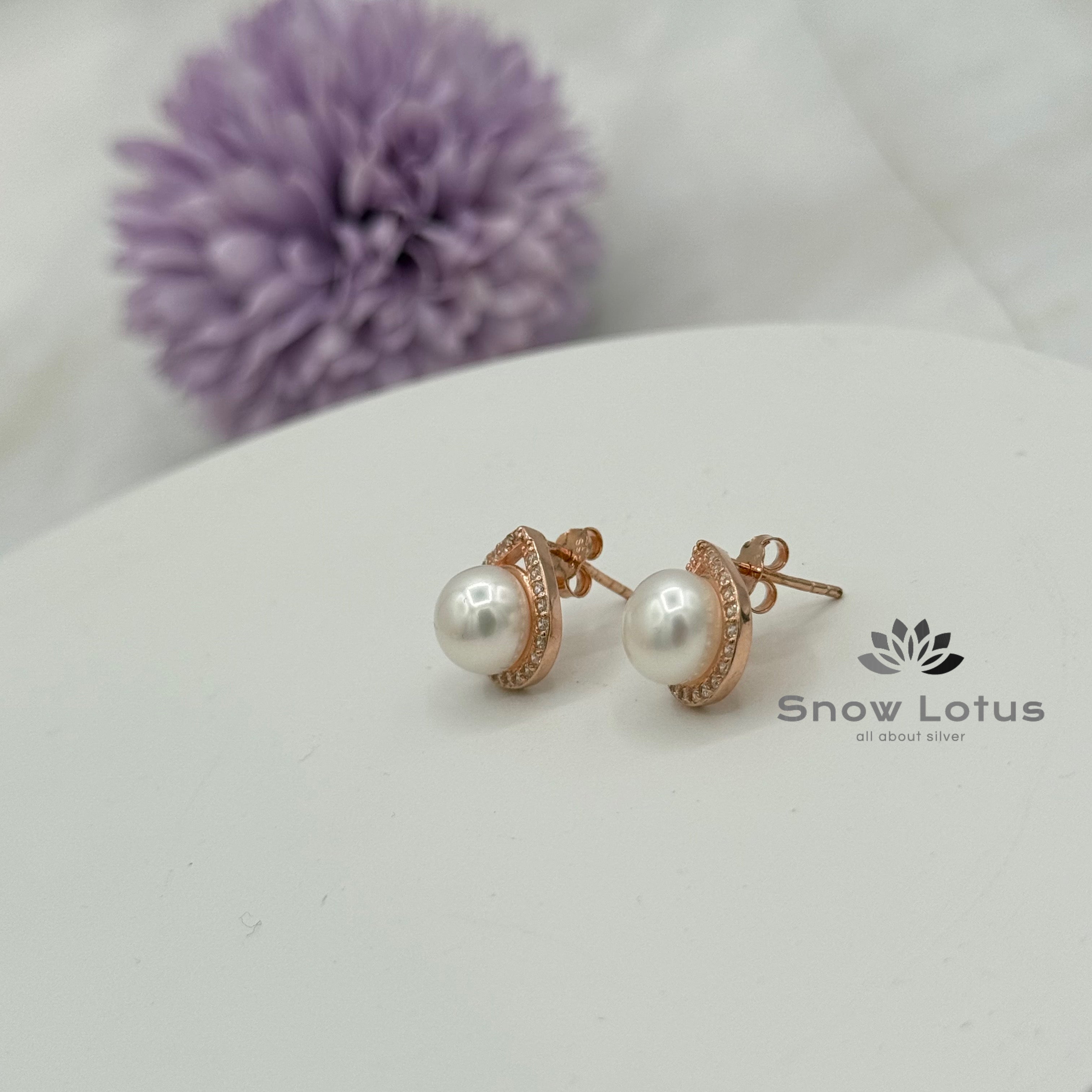 Pearl Drop Studs