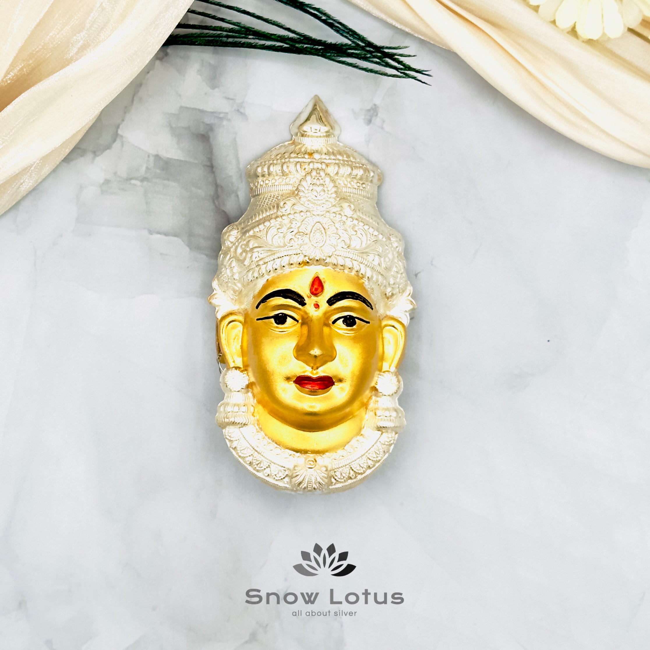 Ammavari face gold with Highlights 925