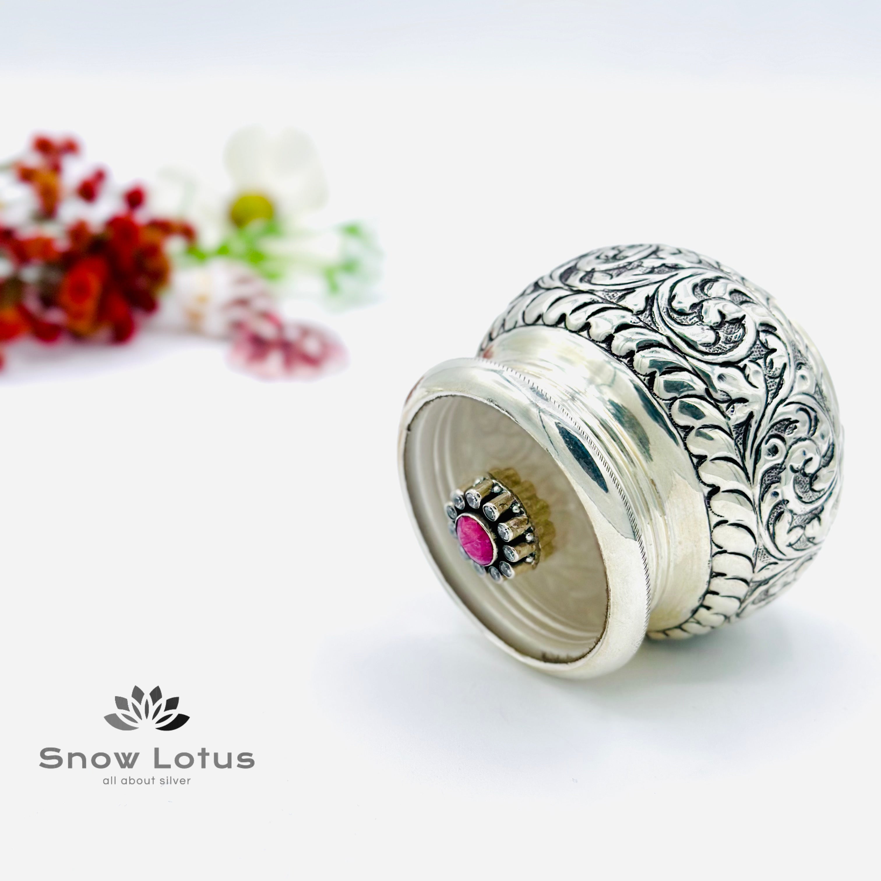 Stone Kumkum Box (Big)