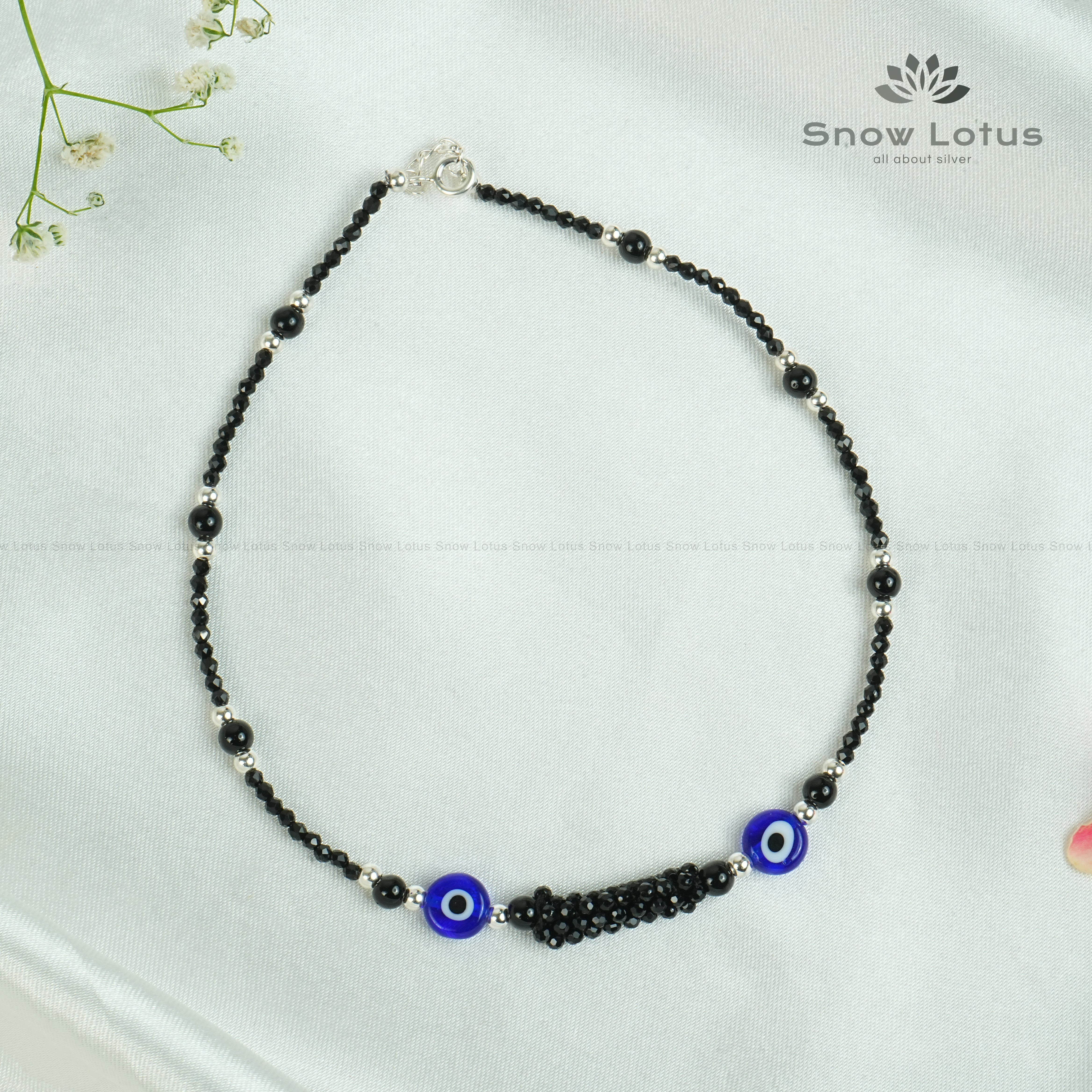 Black Evil Eye Nazariya Anklets