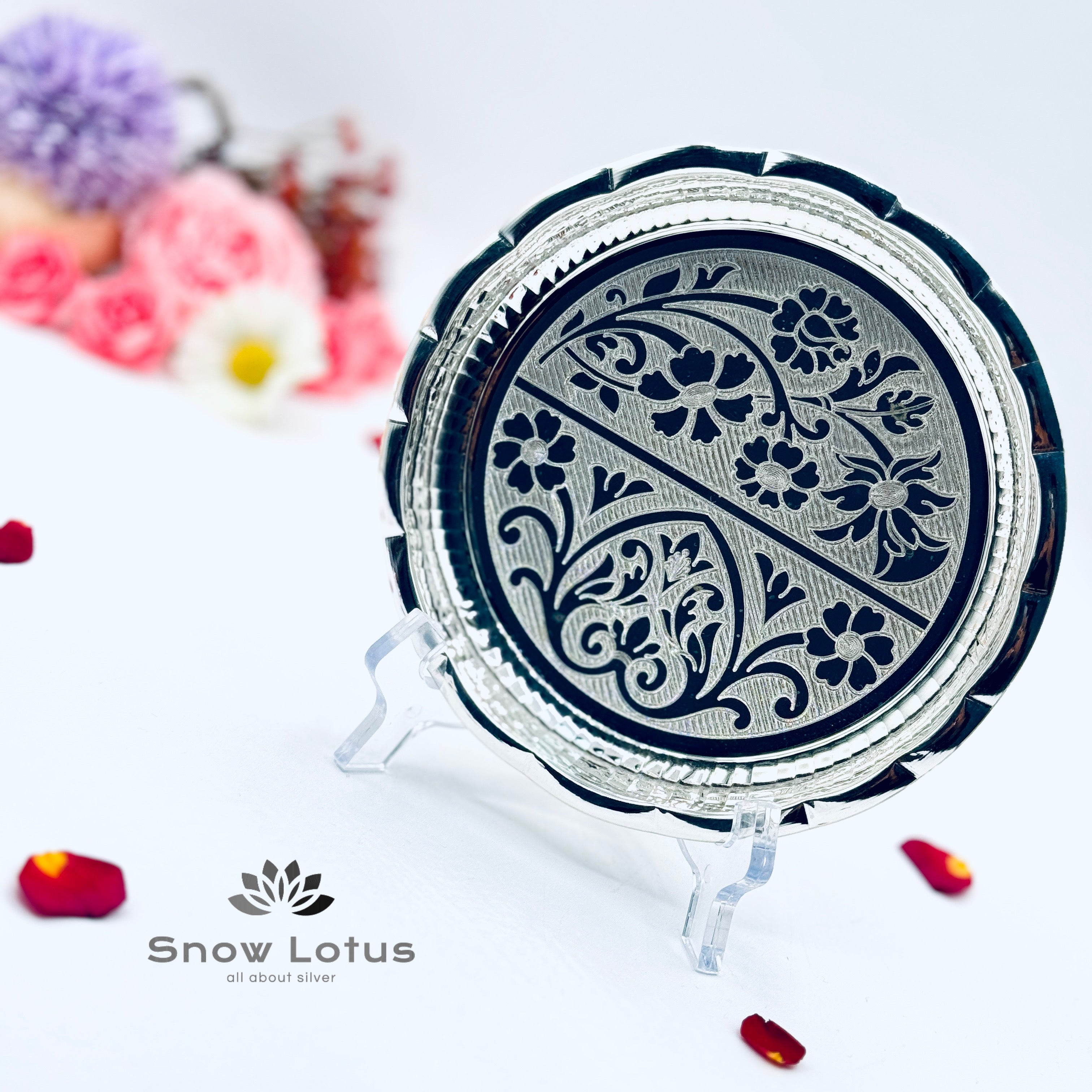 Light Weight Pooja Plates Nakshi