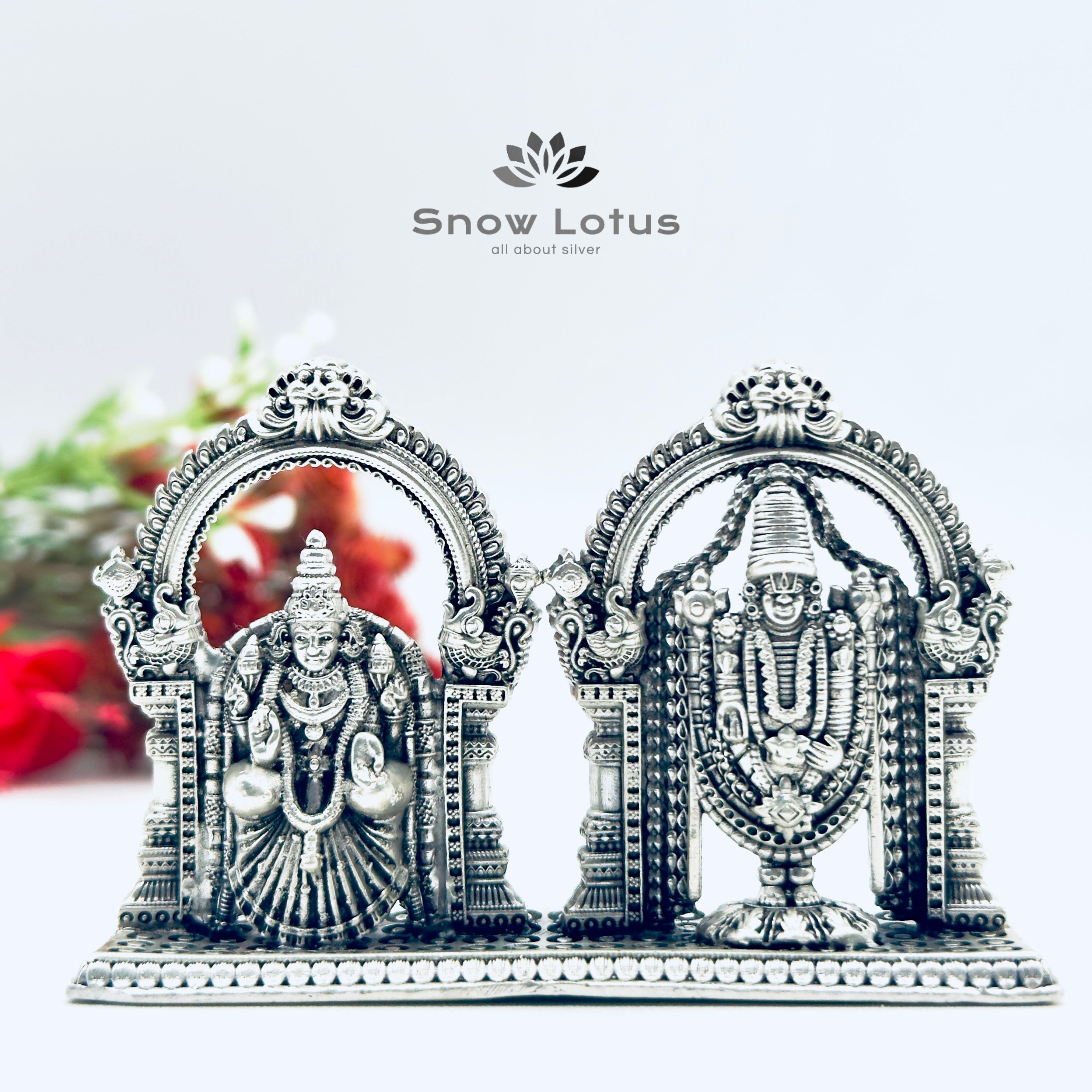 Antique Venkateswara swamy with Ammavaru 3D