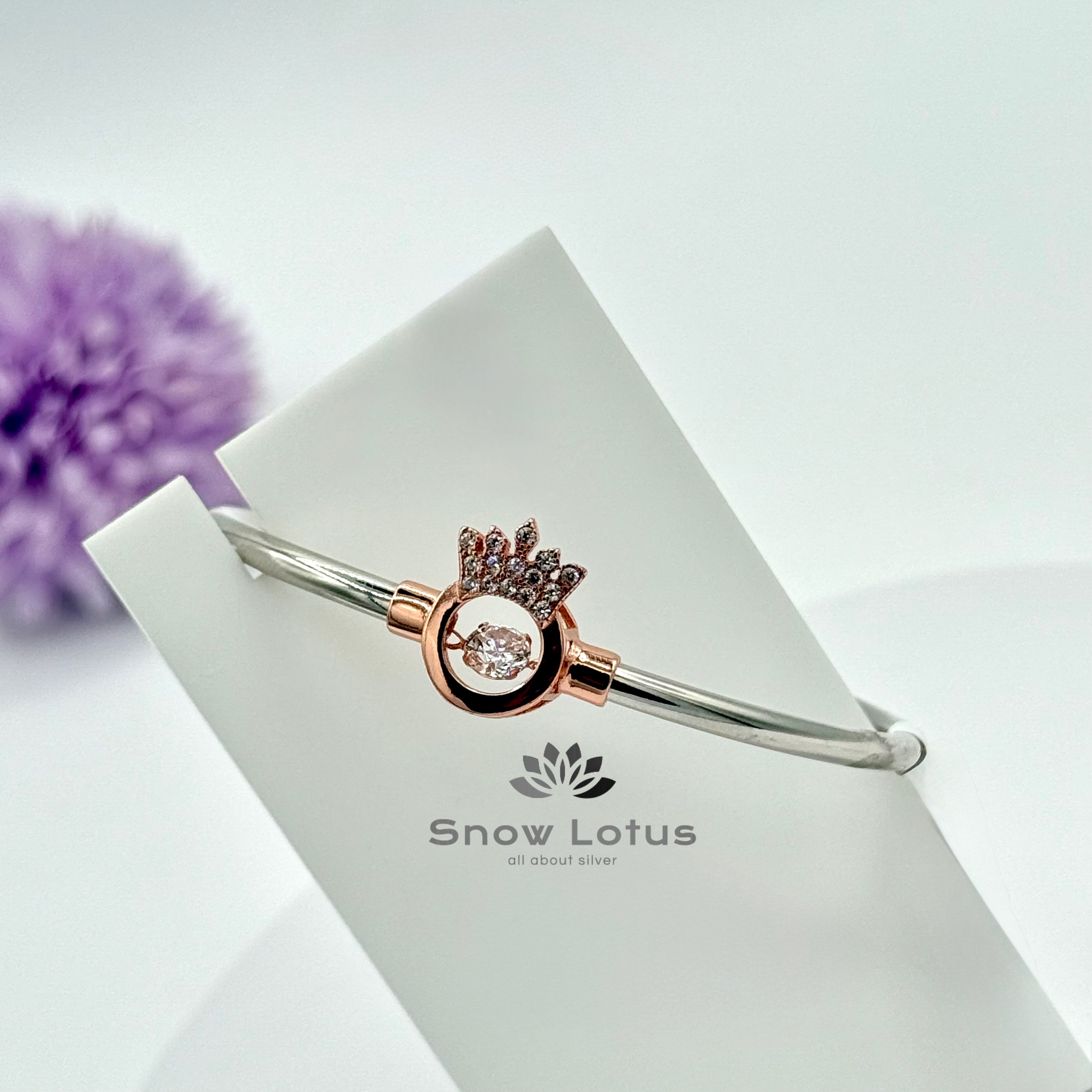 Floating Stone Crown Kada