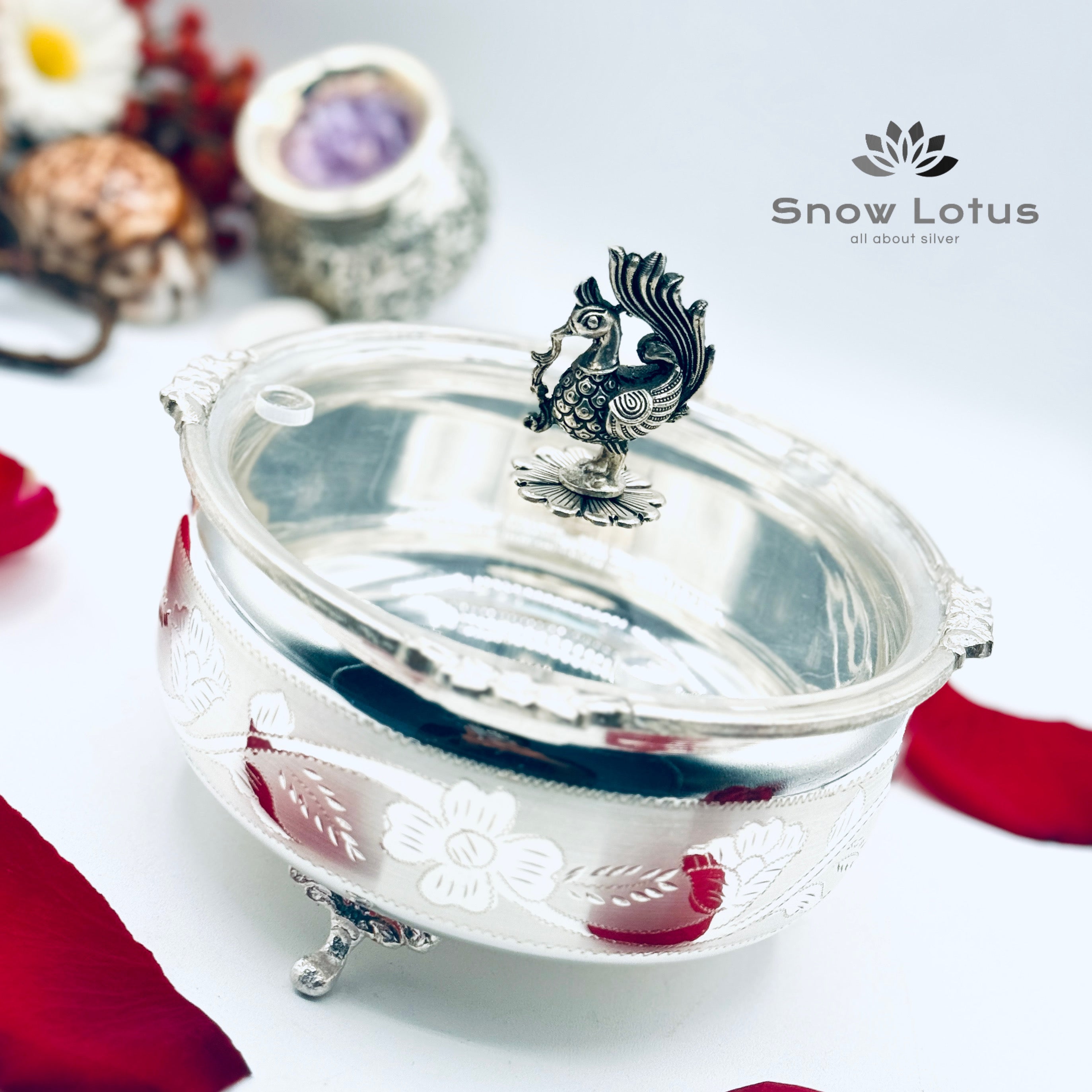 Dinner set bowl and lid