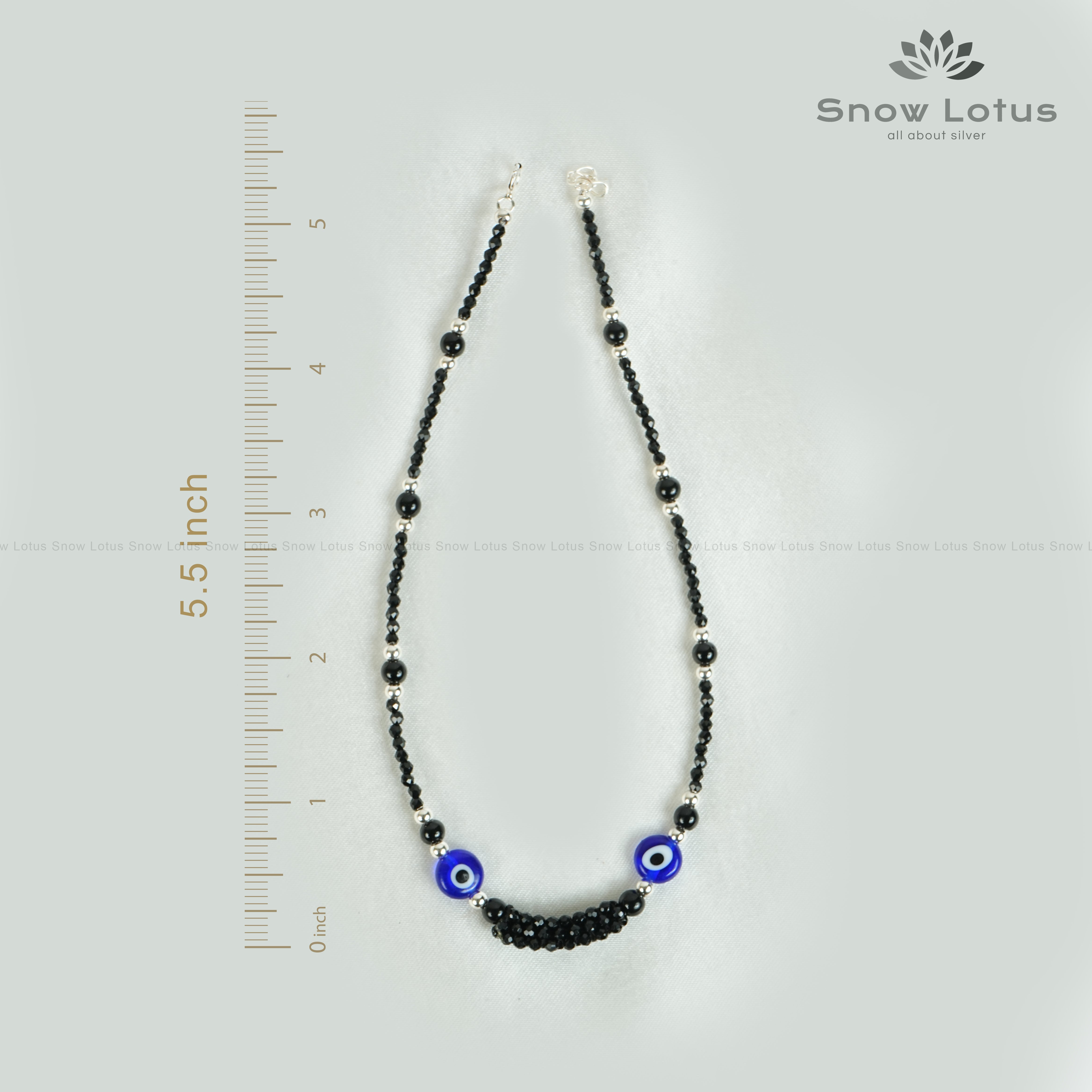 Black Evil Eye Nazariya Anklets