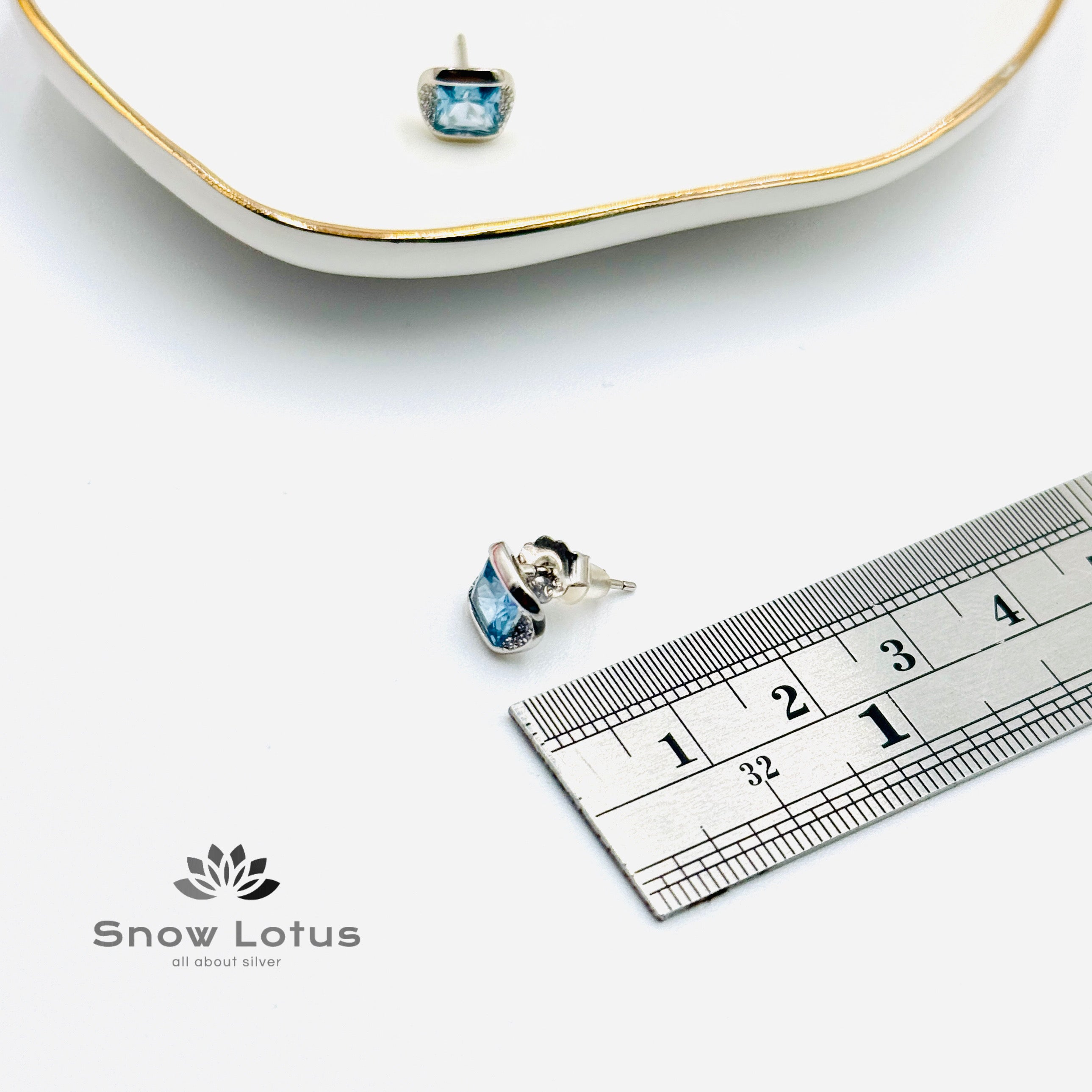 Mini Bluish Earrings