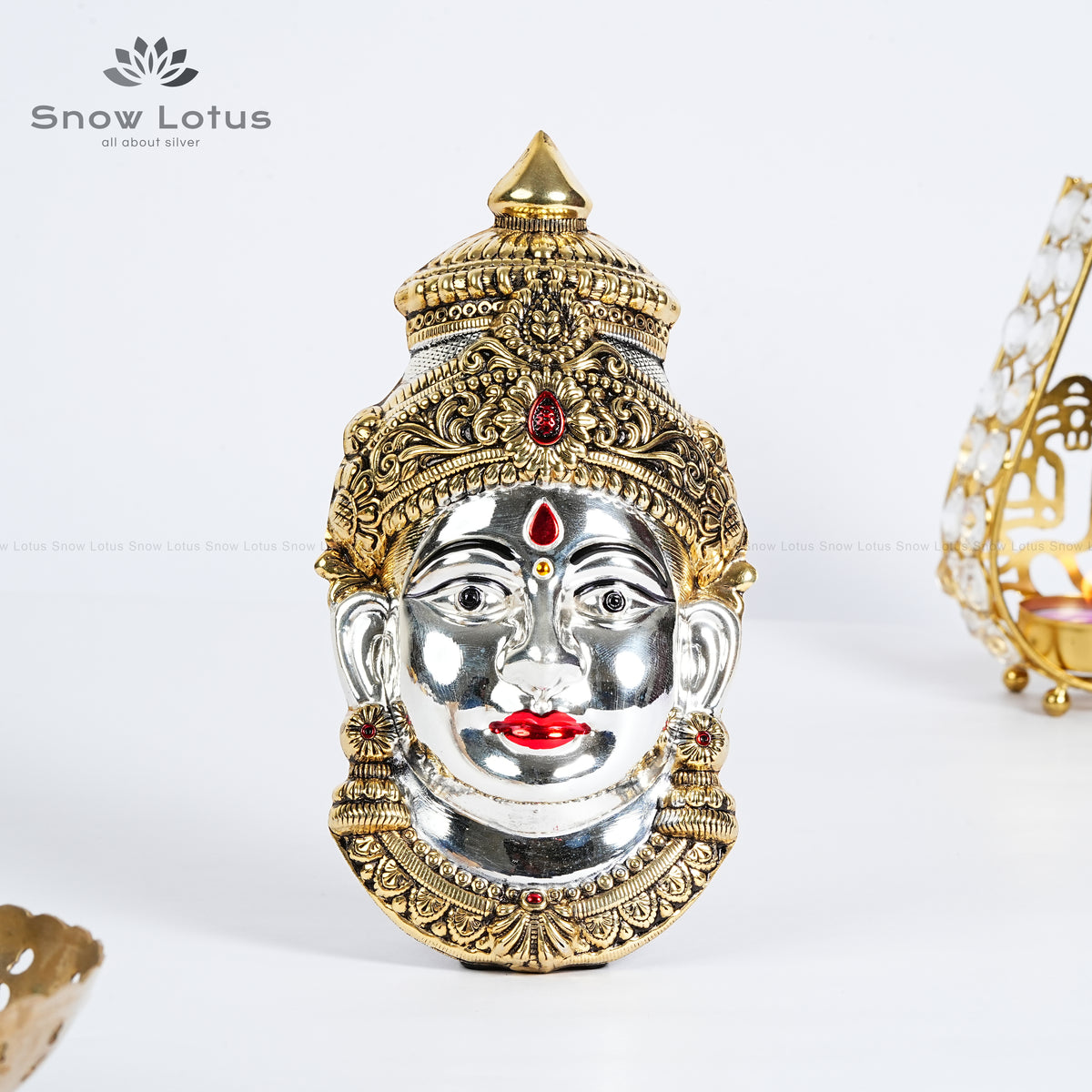 Antique Ammavari Face with Highlights
