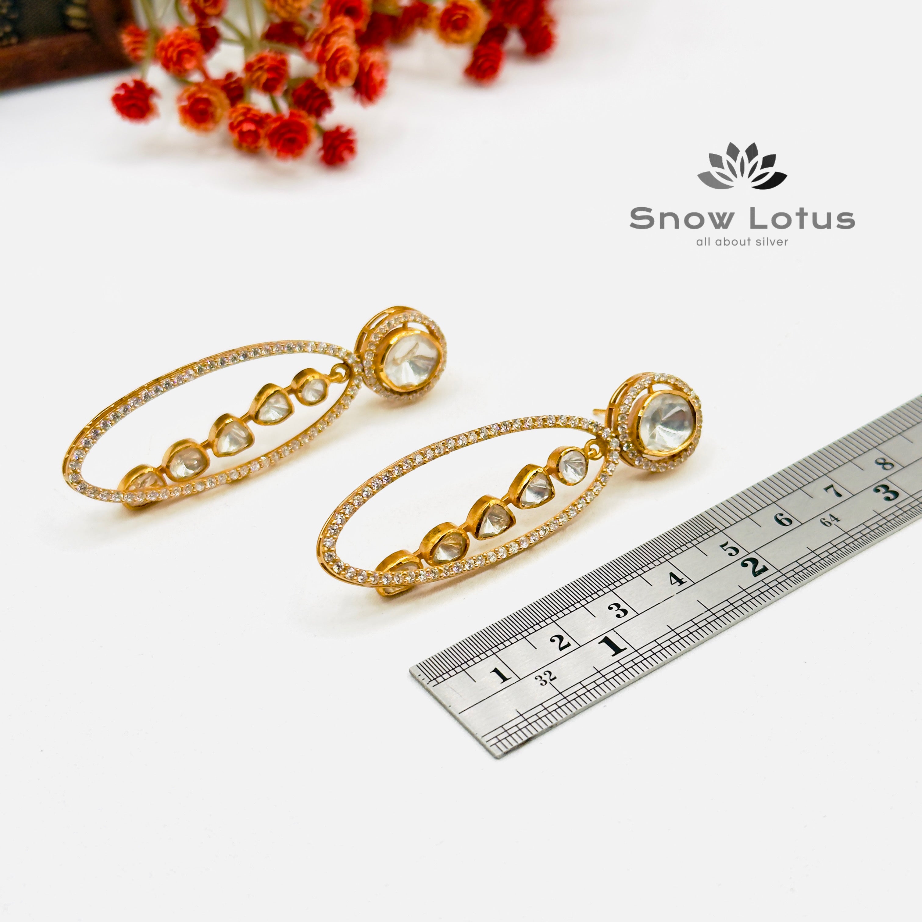 Stylish Moissanite Earrings