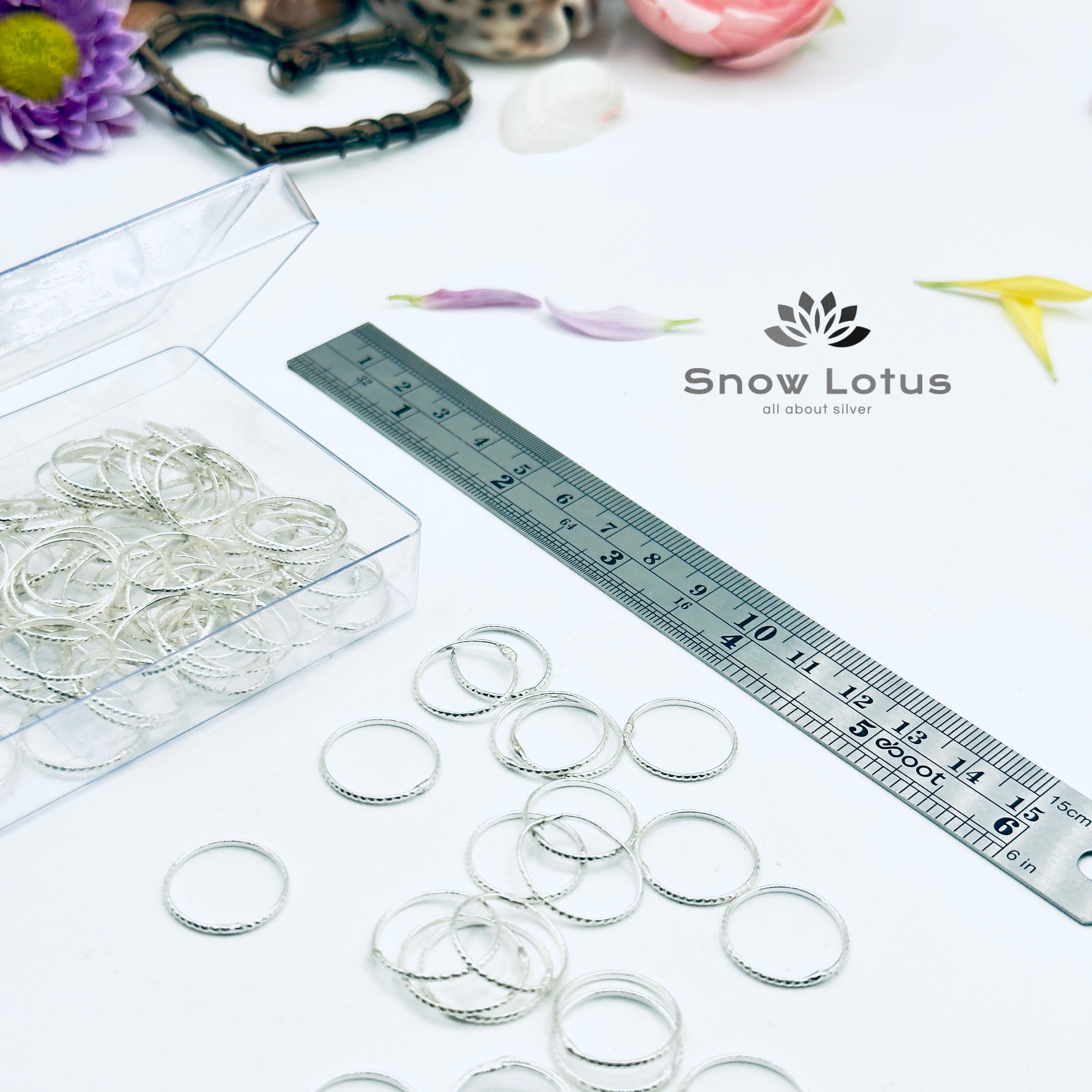 108 Silver Bangles