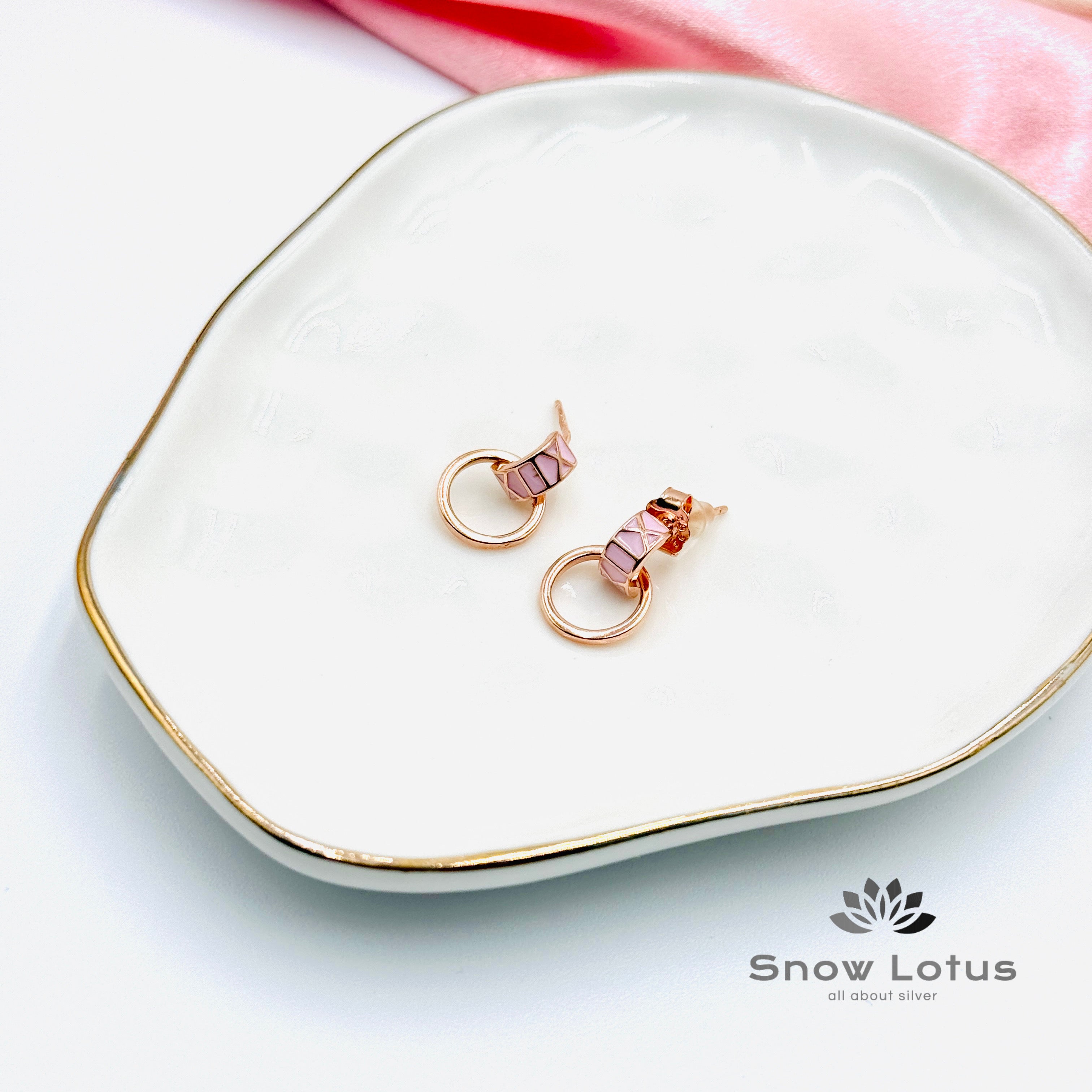 Pinkish Earrings