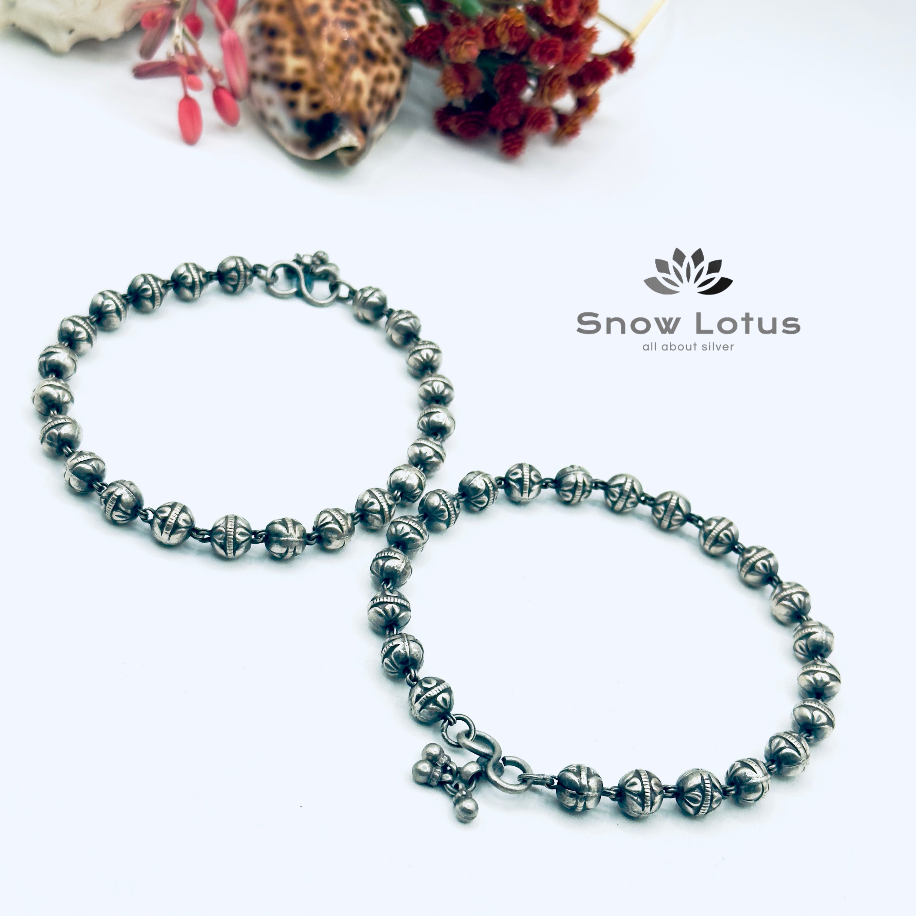 Maala Oxidised Anklets