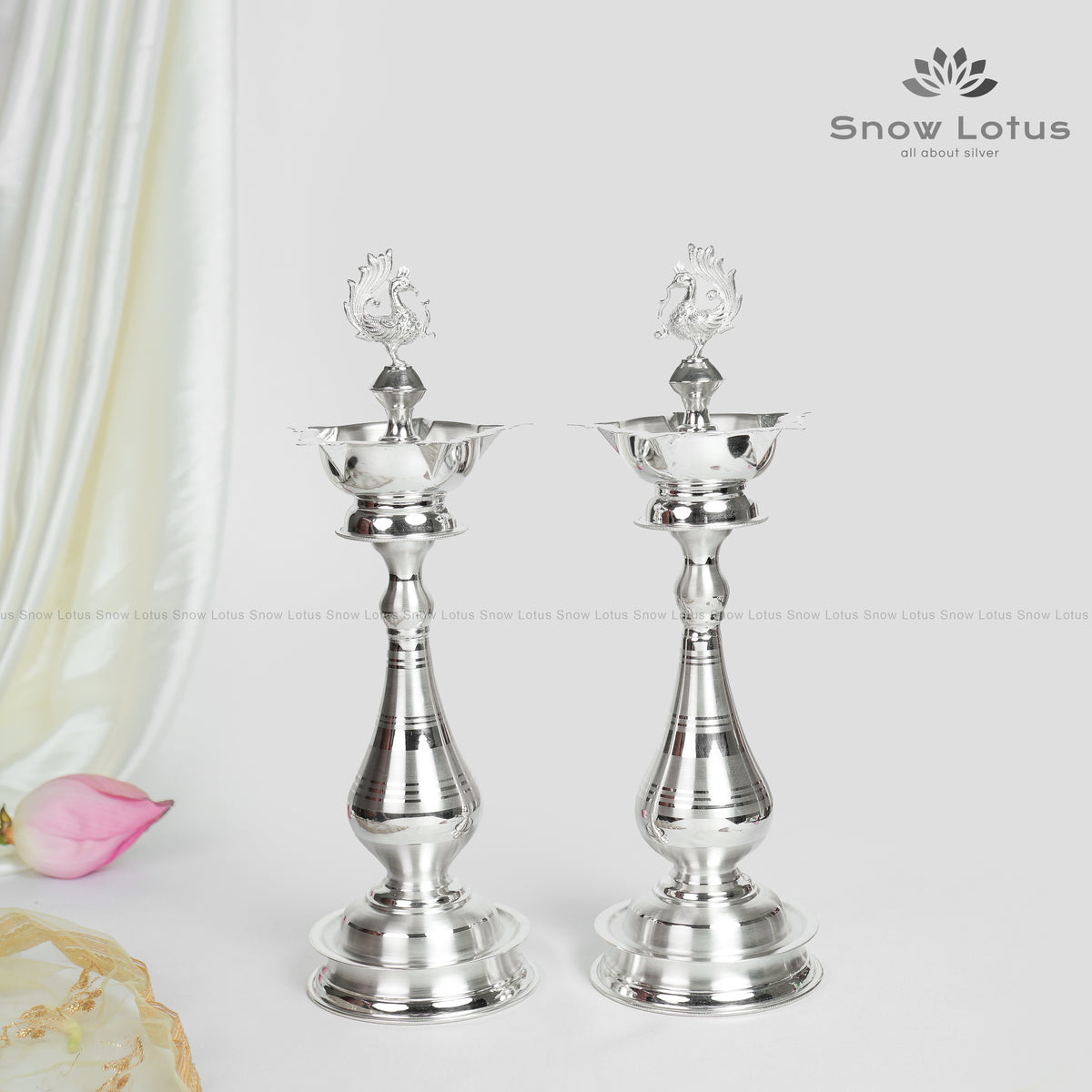 Drop Shape Nakshi Peacock Diyas