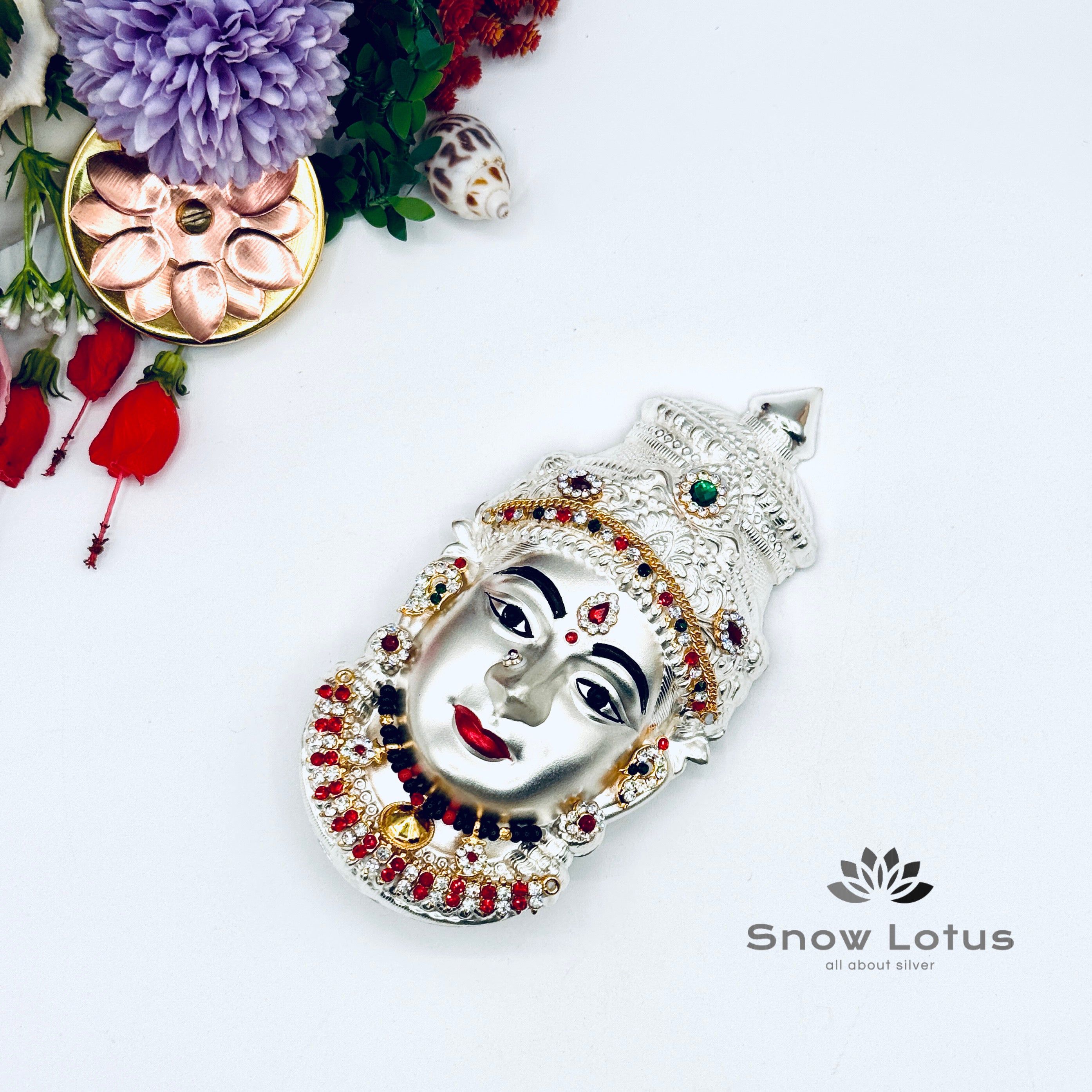 Ammavari face Matte finish Slver with Accesories M1