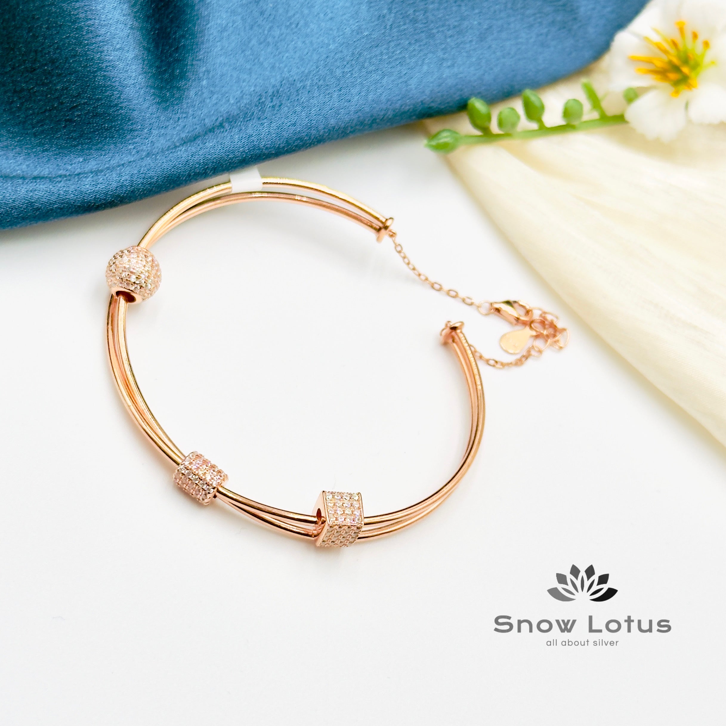 Rose Gold Luna Edge Kada