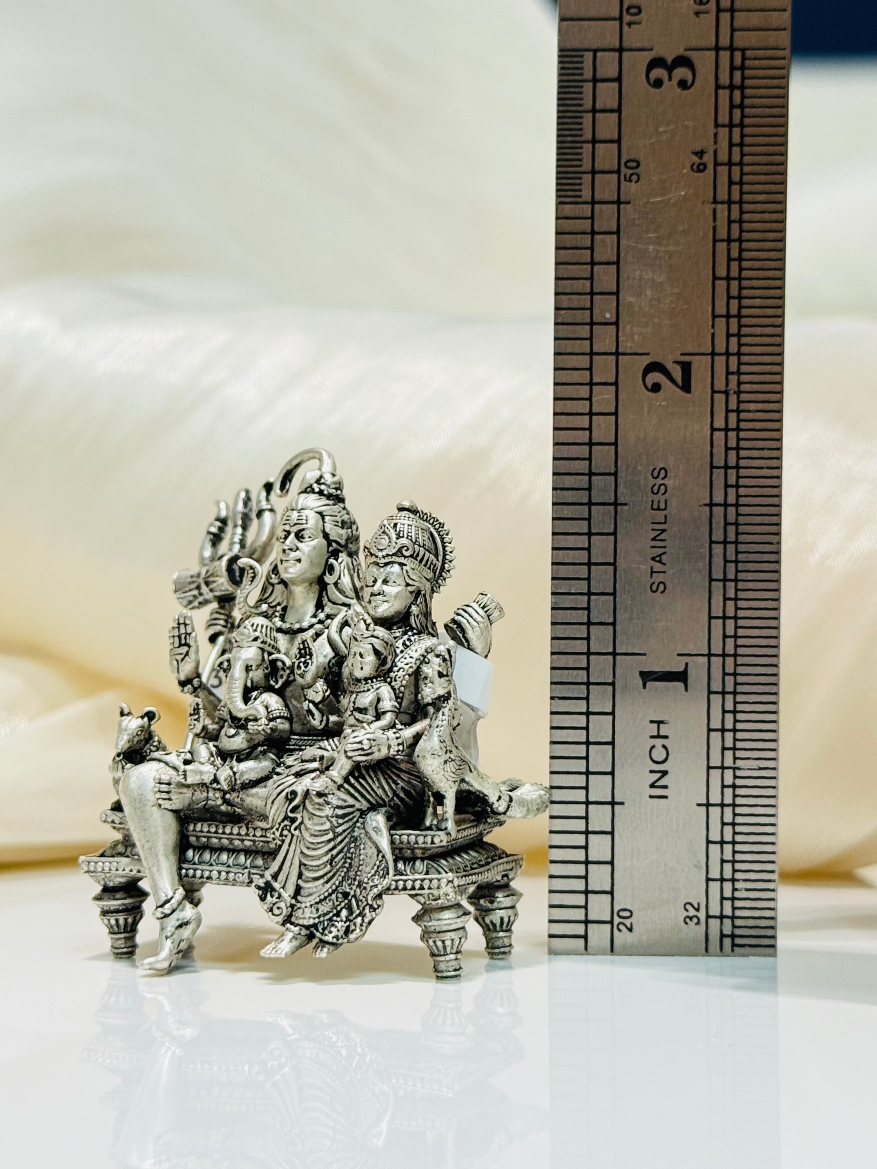 Shiva Parivar Antique 3D M2