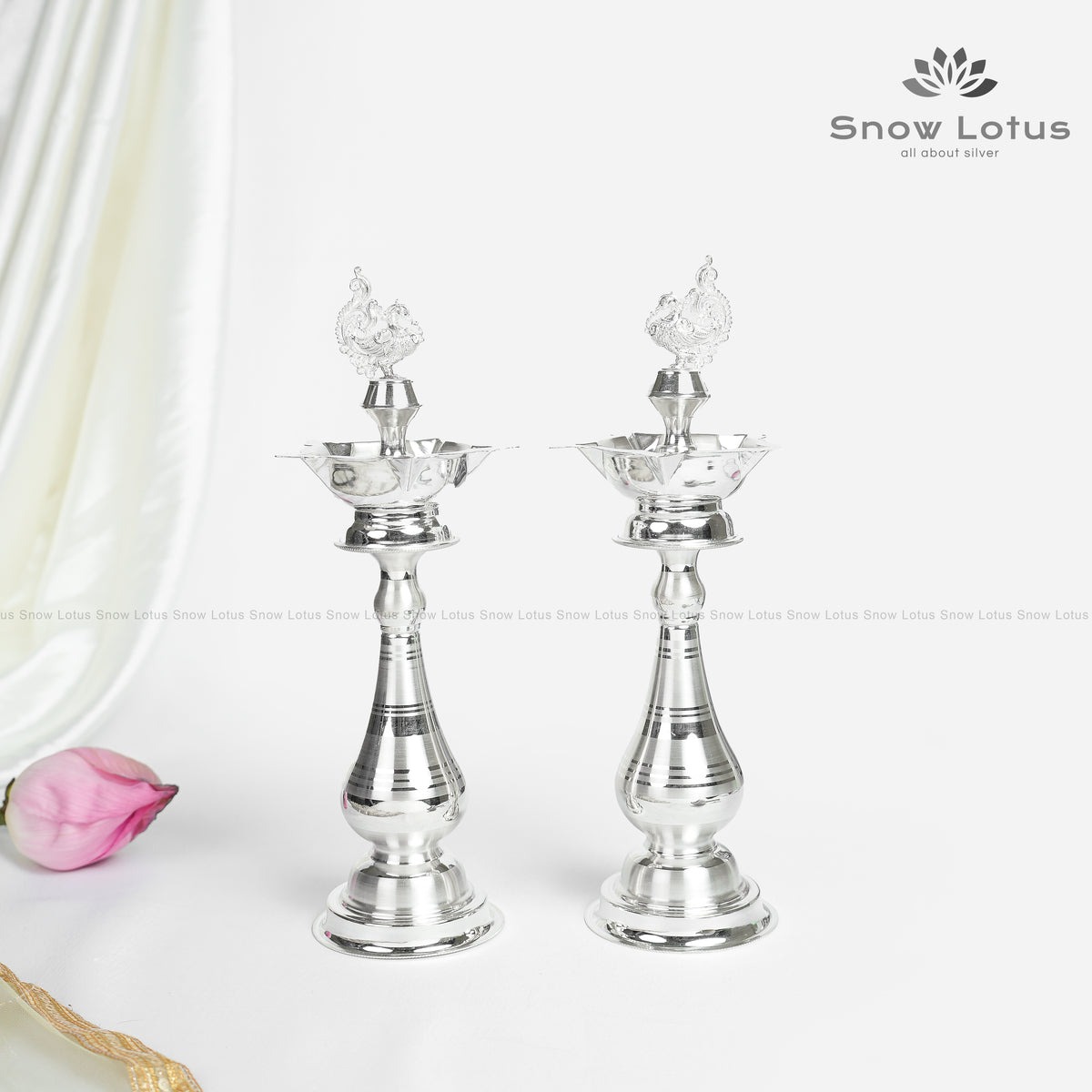 Drop Shape Nakshi Peacock Diyas M1
