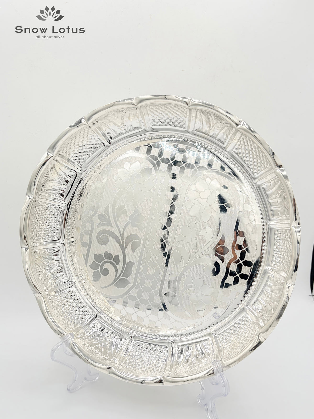 Pooja Plate Nakshi Elephant Legs M1