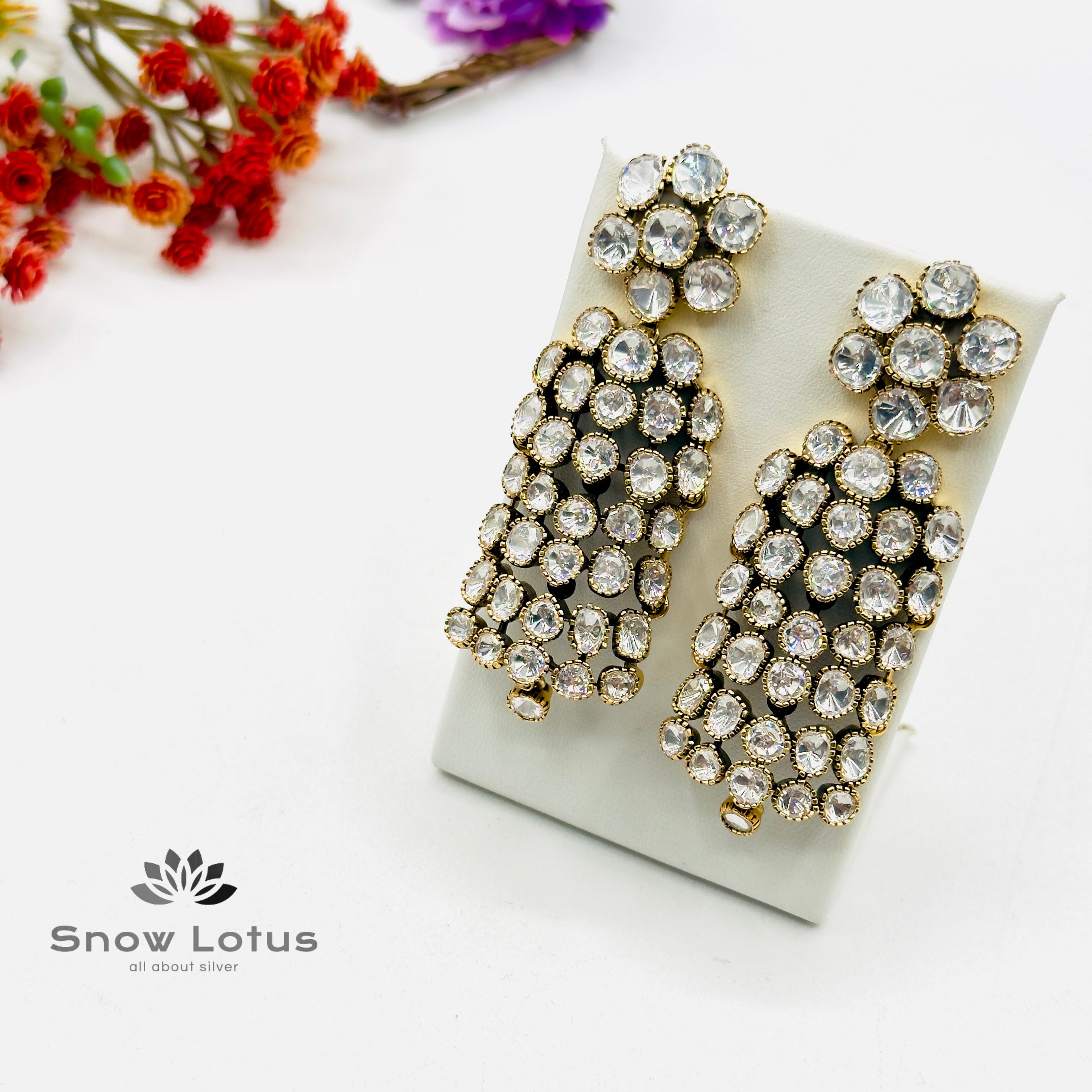 Statement Moissanite Earrings