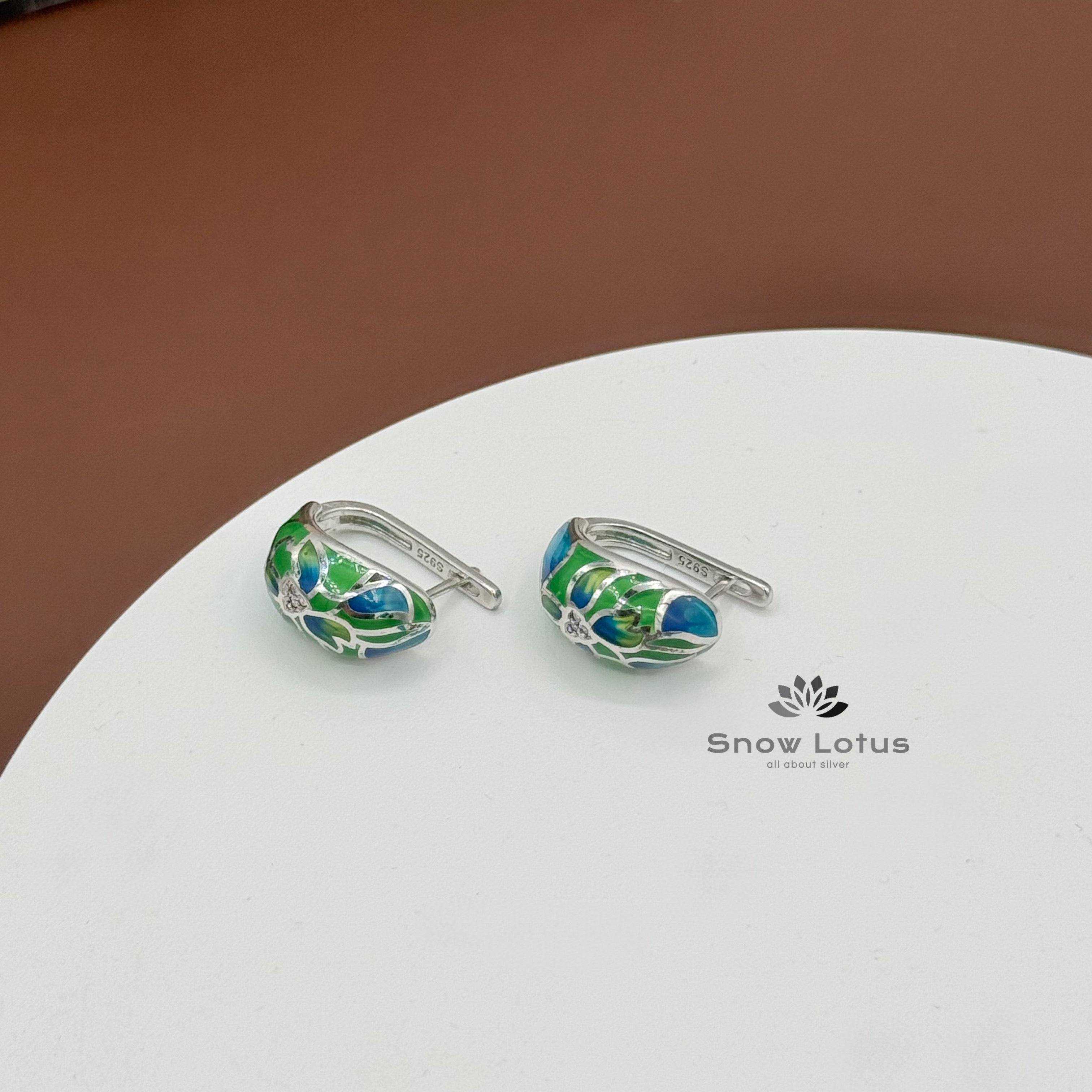 Gracious CZ Bali earrings