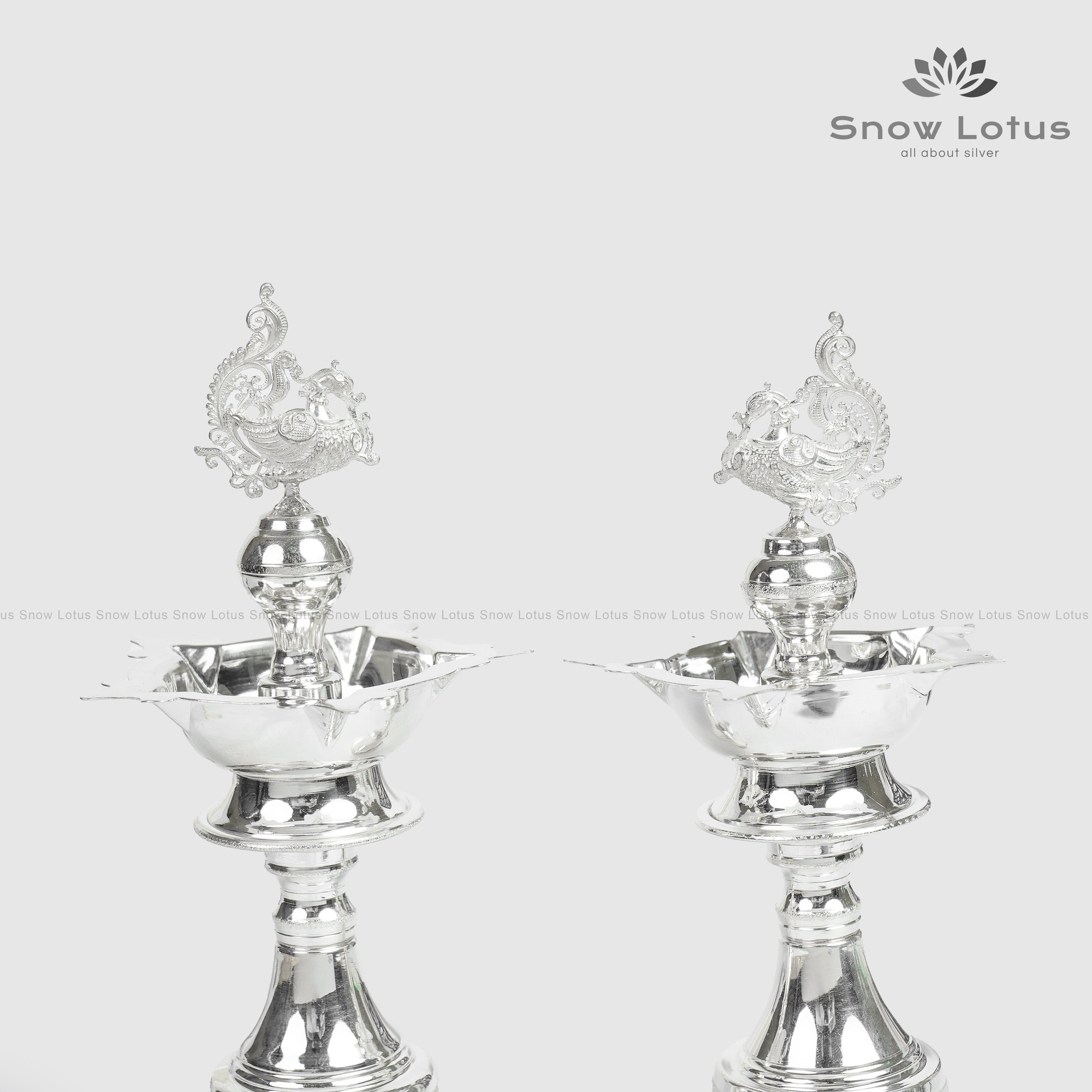 Bell Medium Diyas Nakshi Peacock