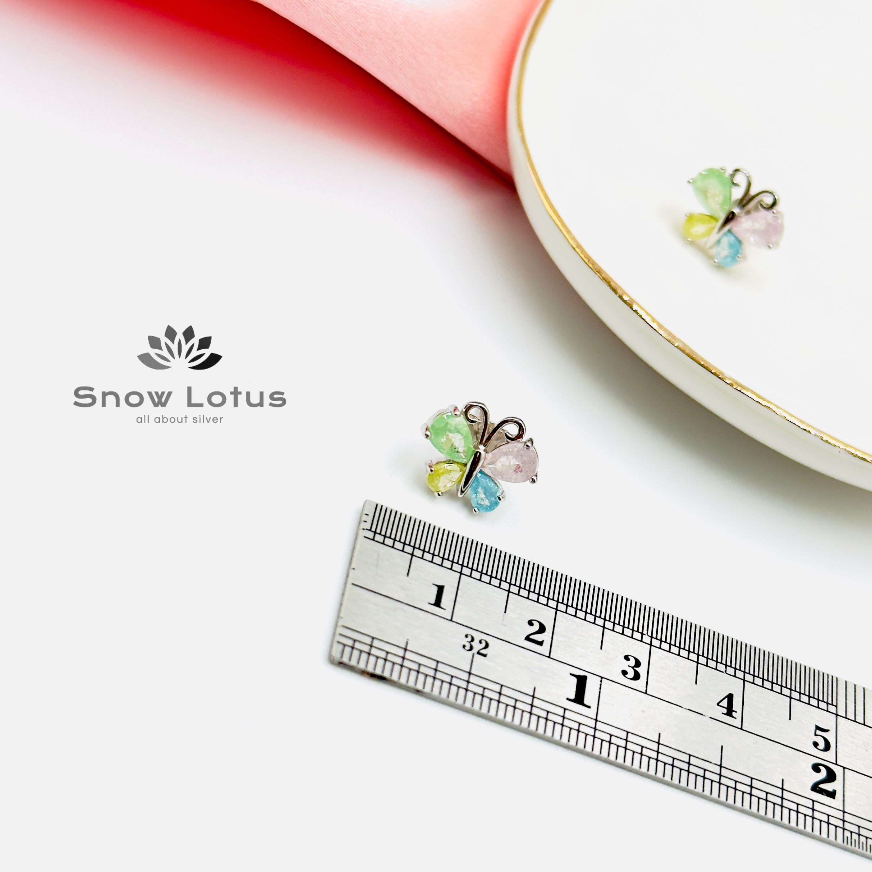 Butterfly MultiColor Studs