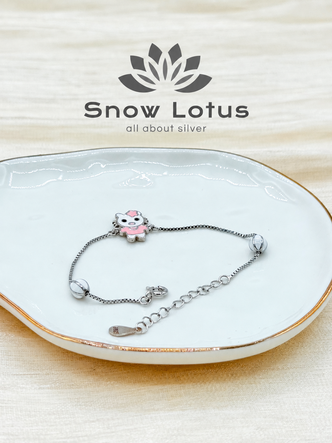 Pink Doll Kids Bracelet