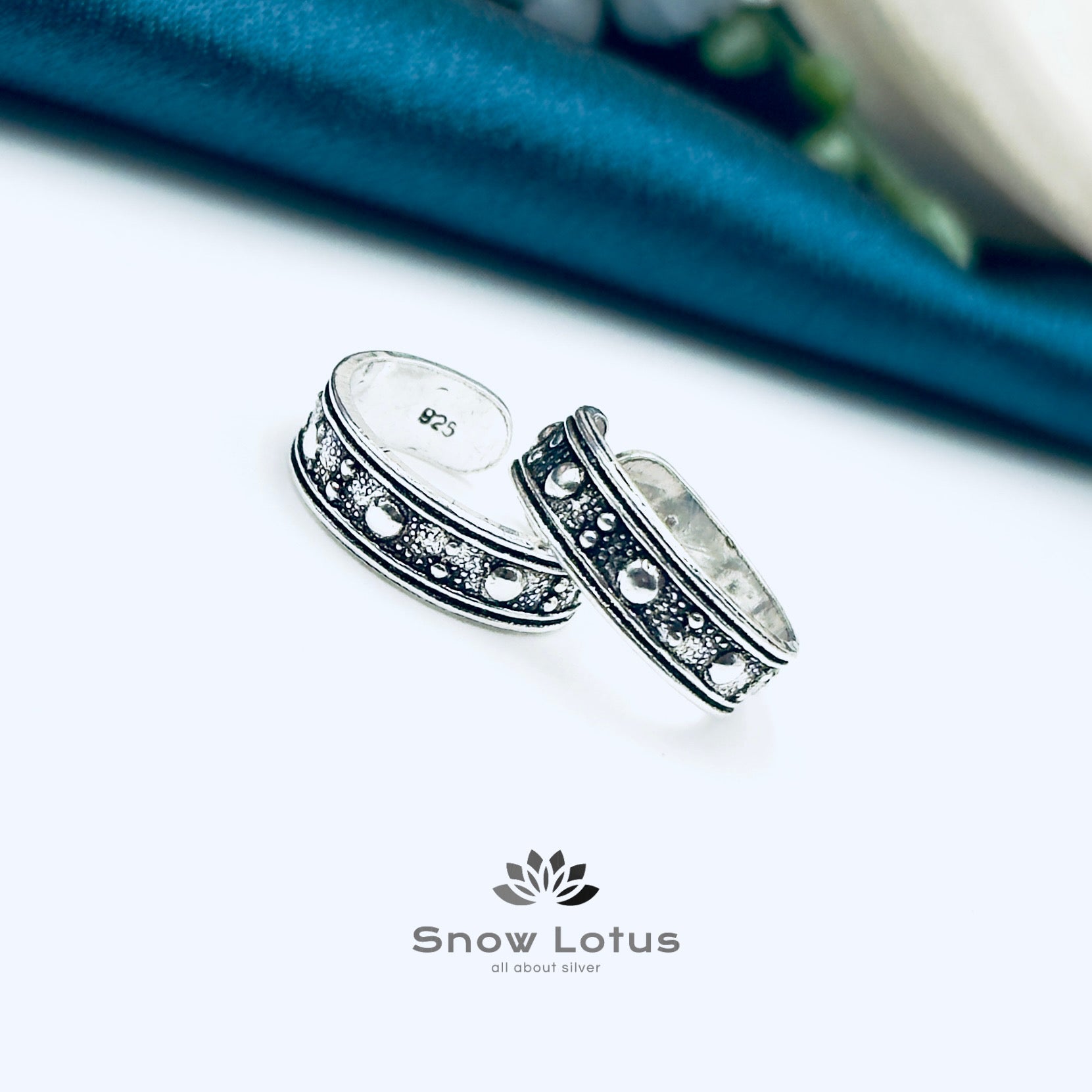 Toe Rings Antique Plain M17