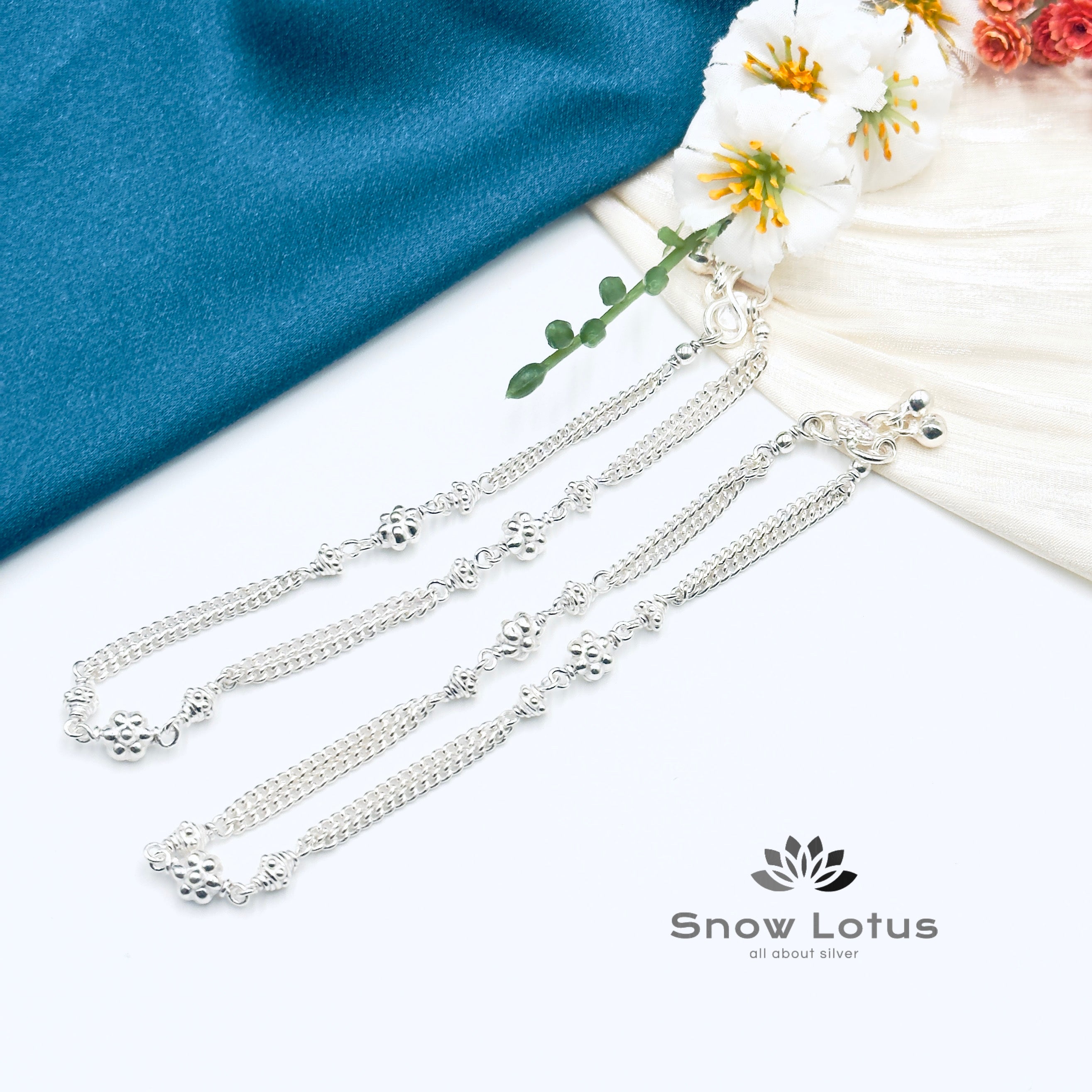 Traditional Linked Anklets