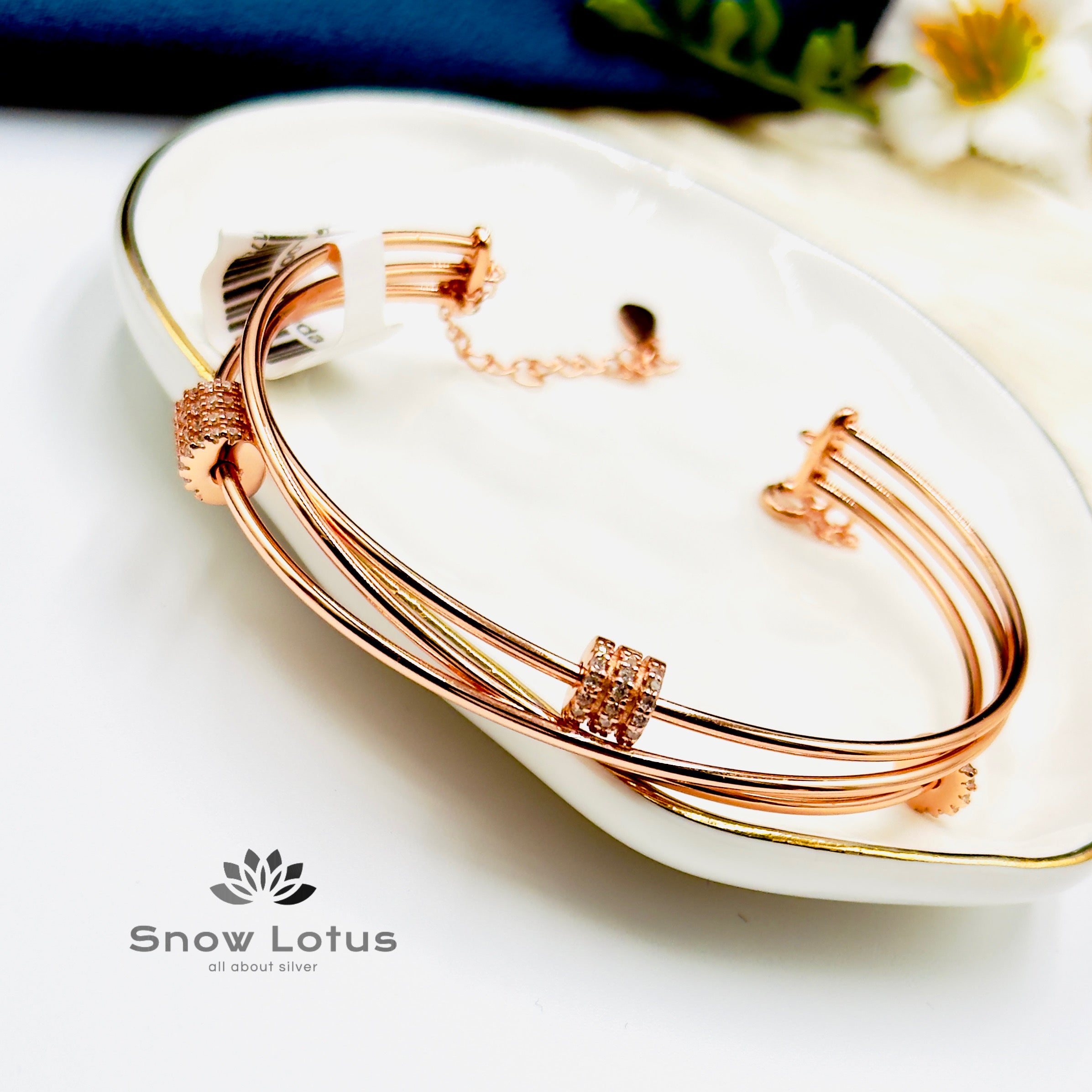 Rose Gold Blush Loop Kada