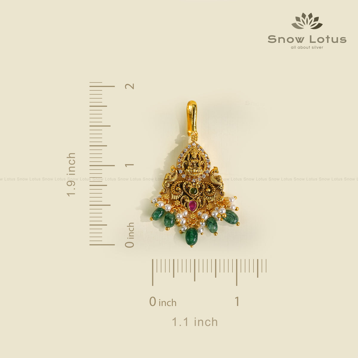 Mayura Lakshmi Antique Maang Tikka