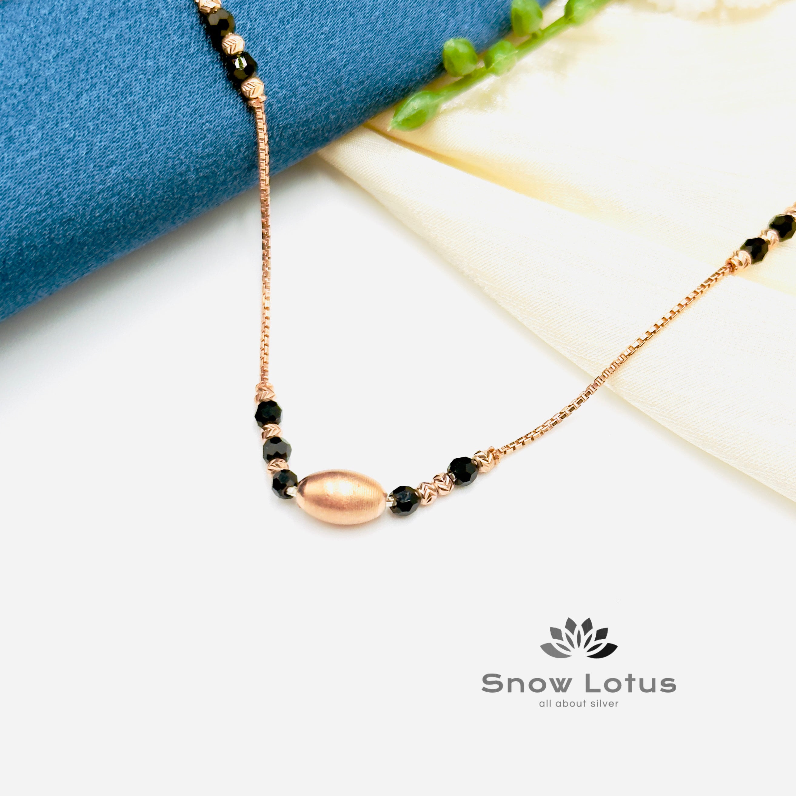 Simple Rose Gold Mangalsutra