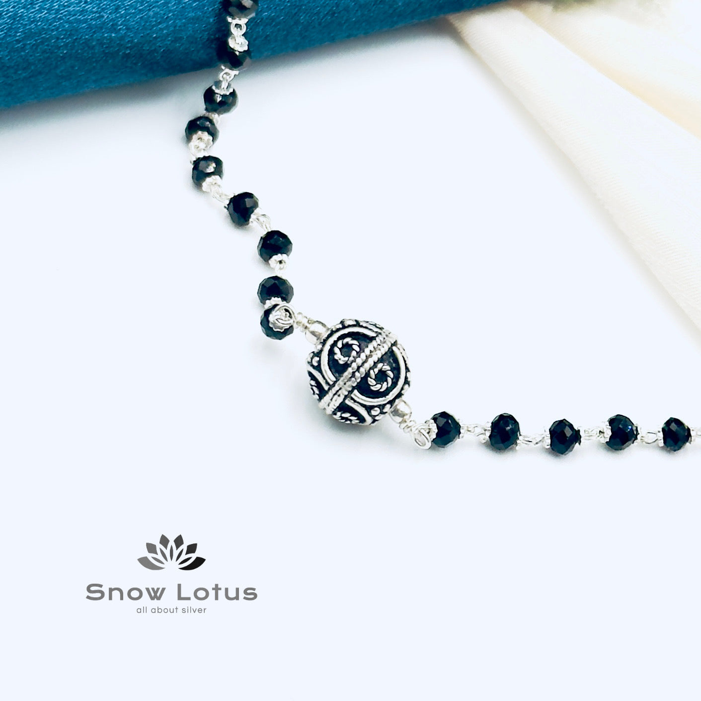 Oxidised Ball Designed Mangalsutra