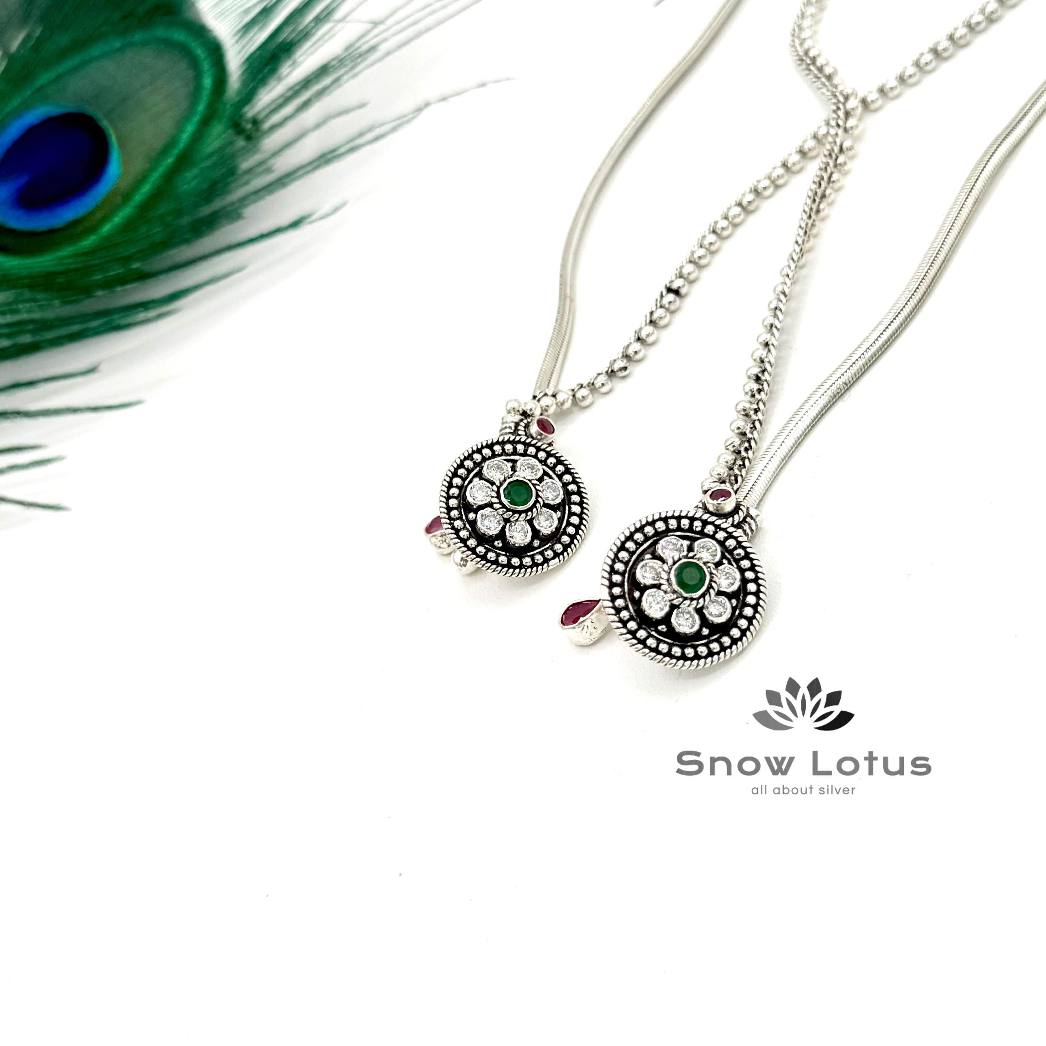 Oxidized Plain Anklets