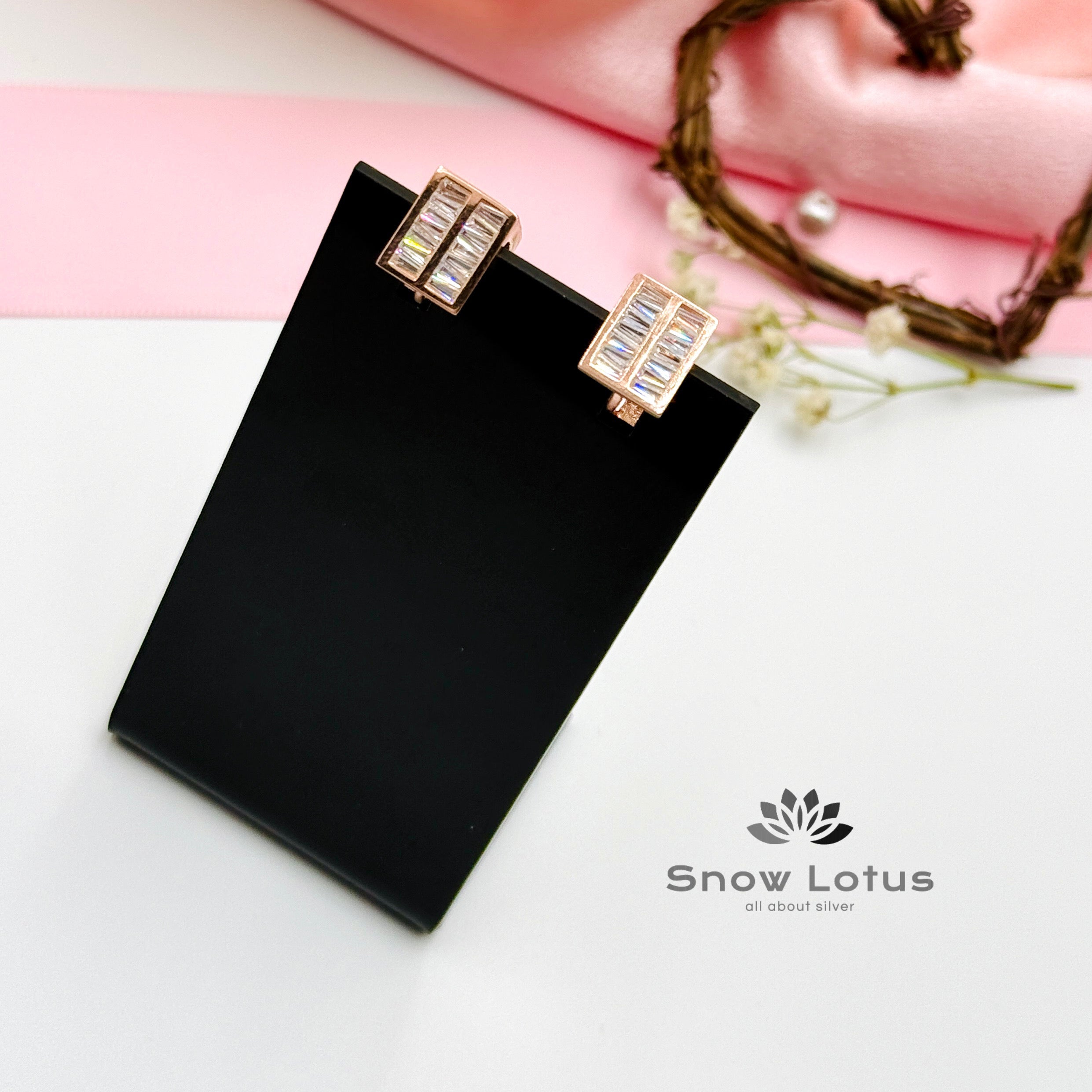 Classic Rose Gold Studs