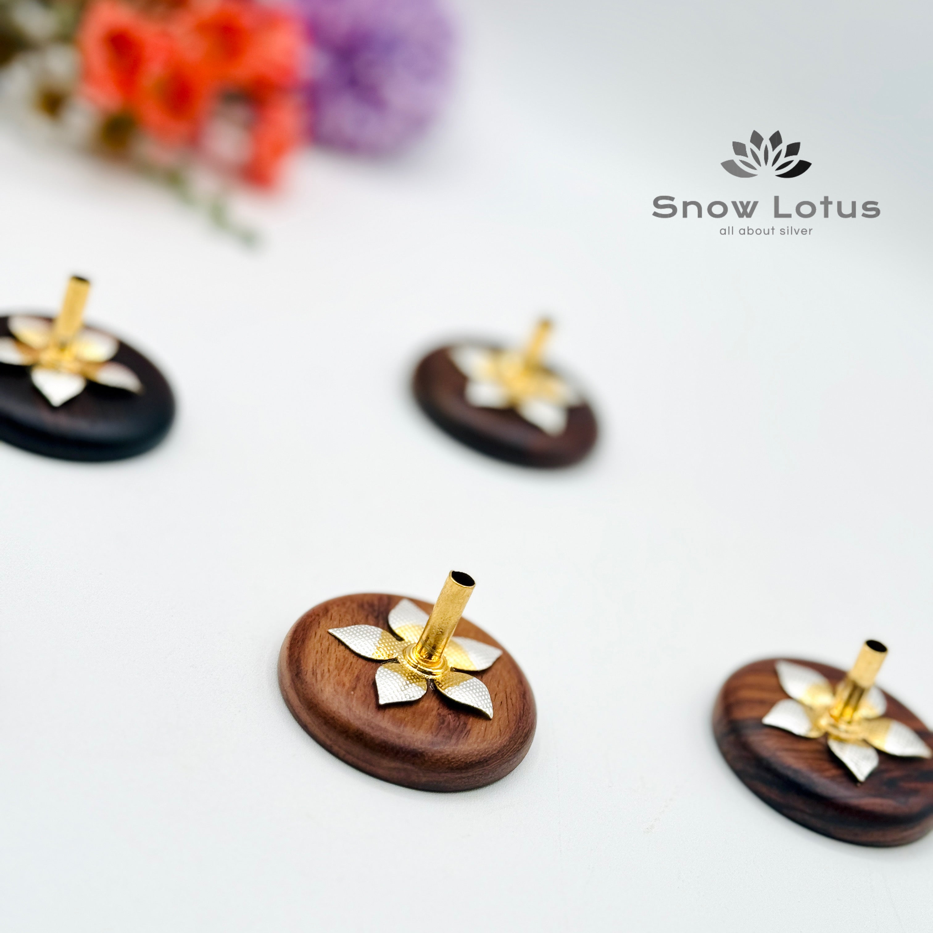 3.0 gms Rose Wood Flower Agarabathi Stand