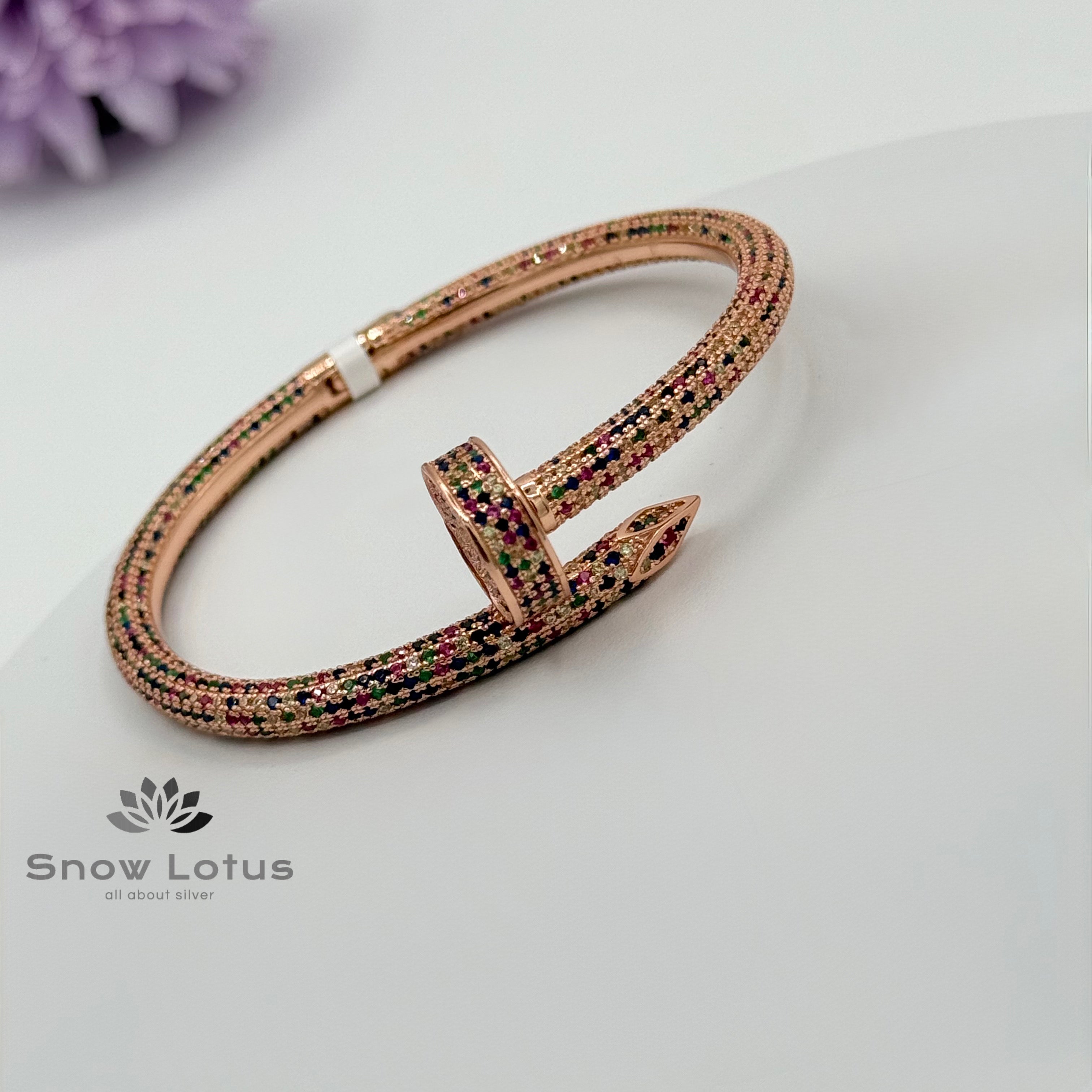 Mixed Colored stones Kada