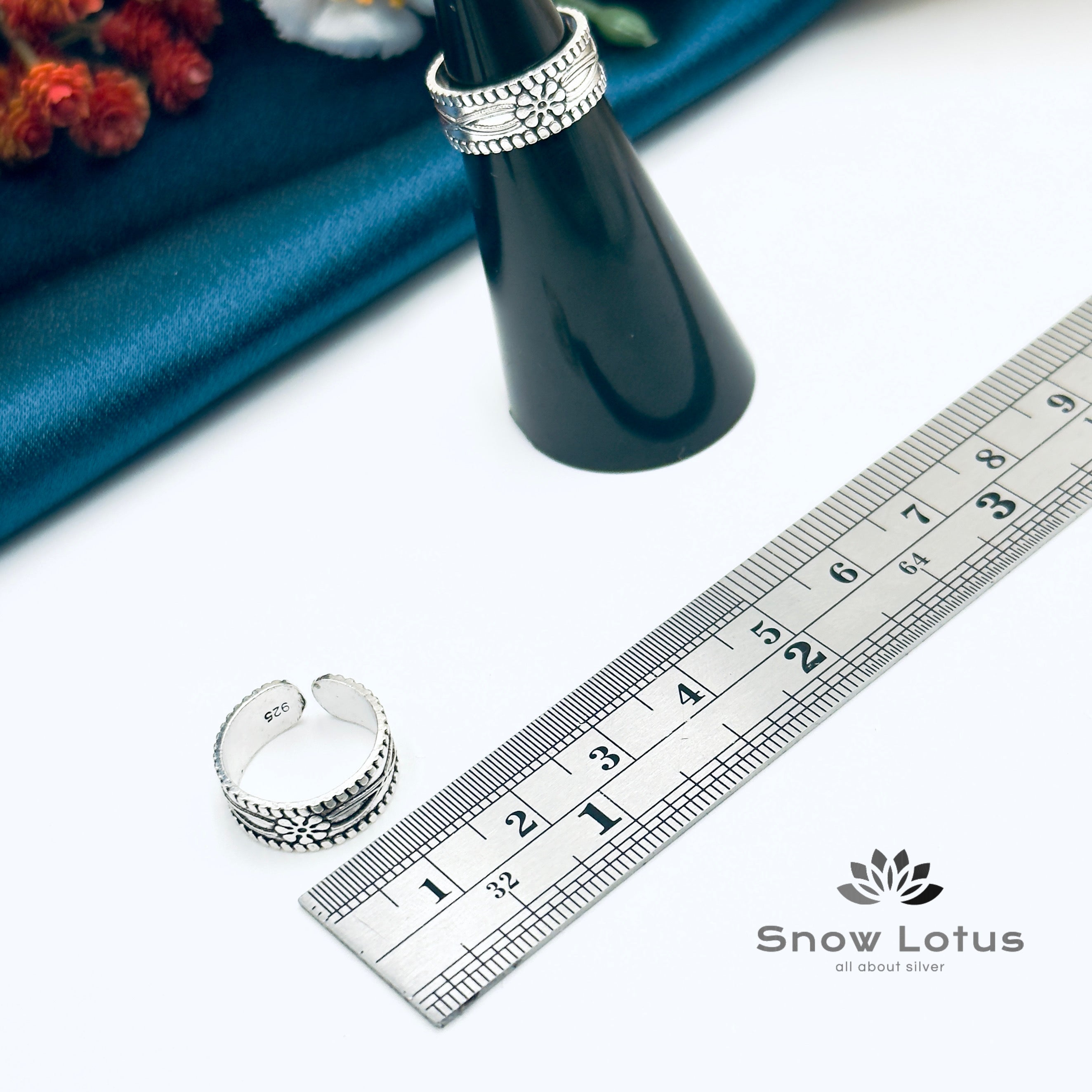 Toe Rings Antique Plain M10