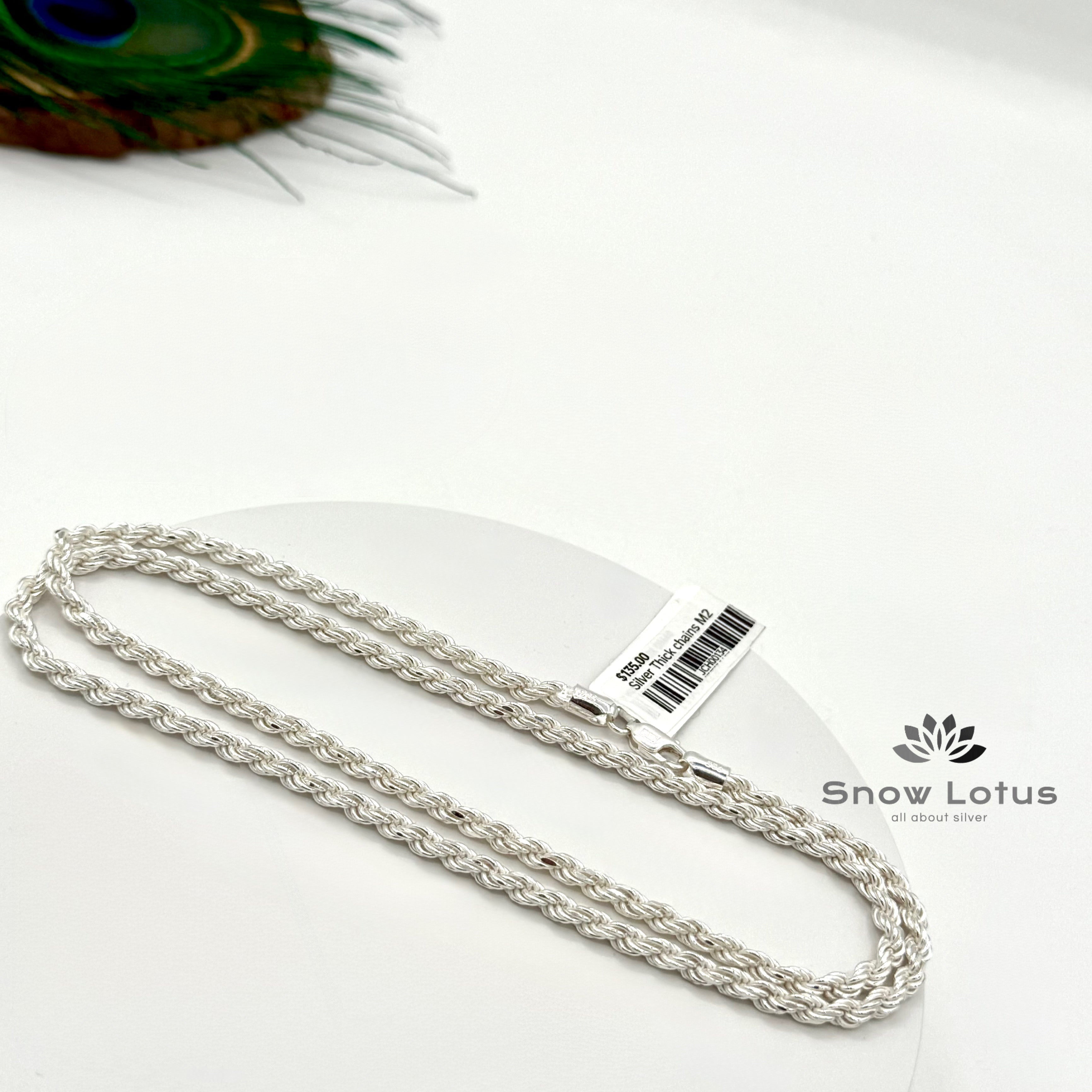 Silver Thick chains M2