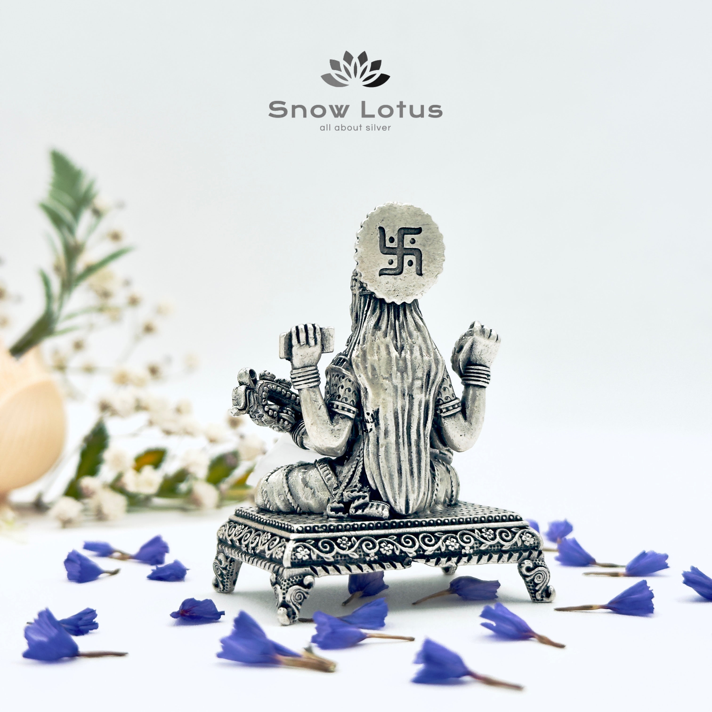Antique Saraswathi with simhasanam 3D