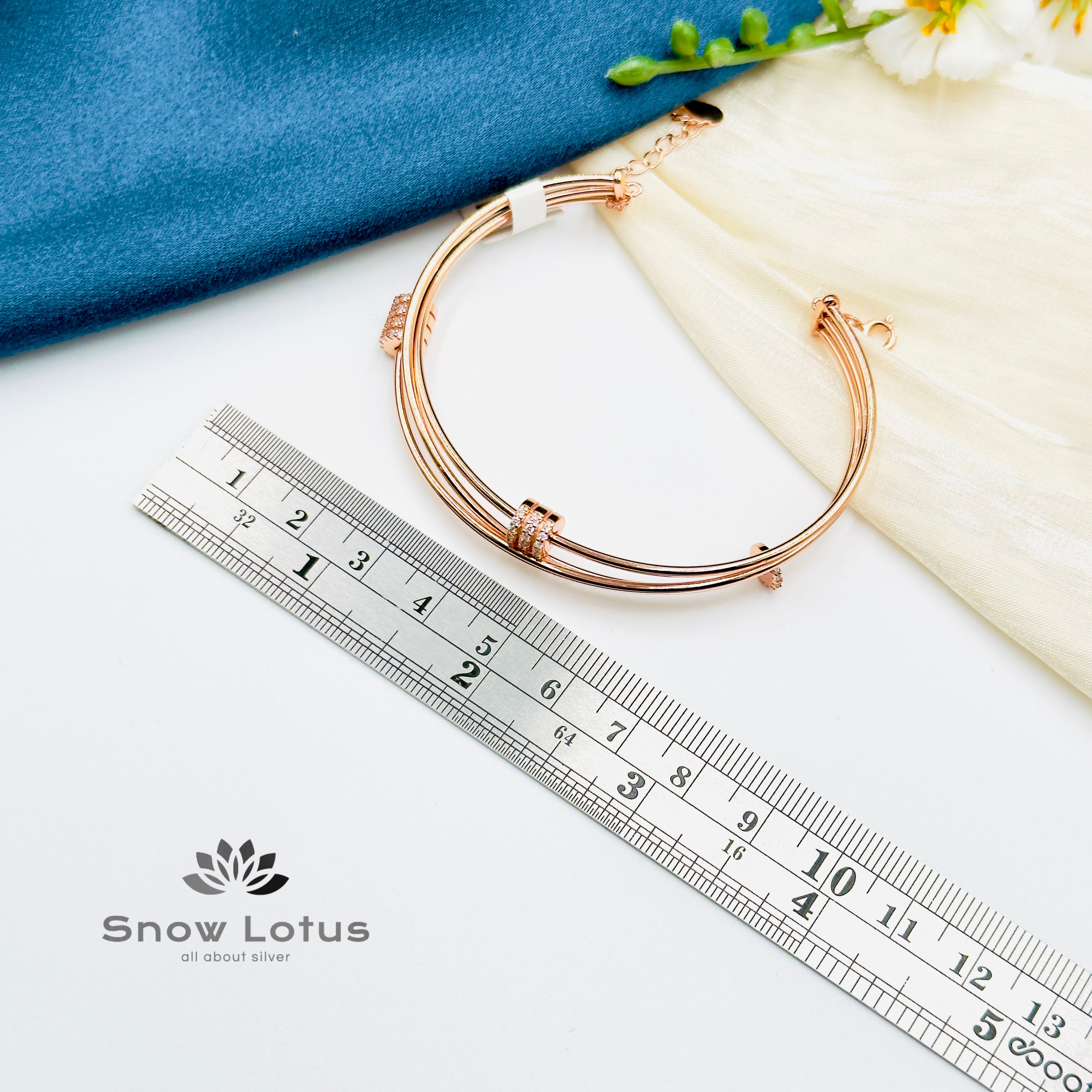 Rose Gold Blush Loop Kada