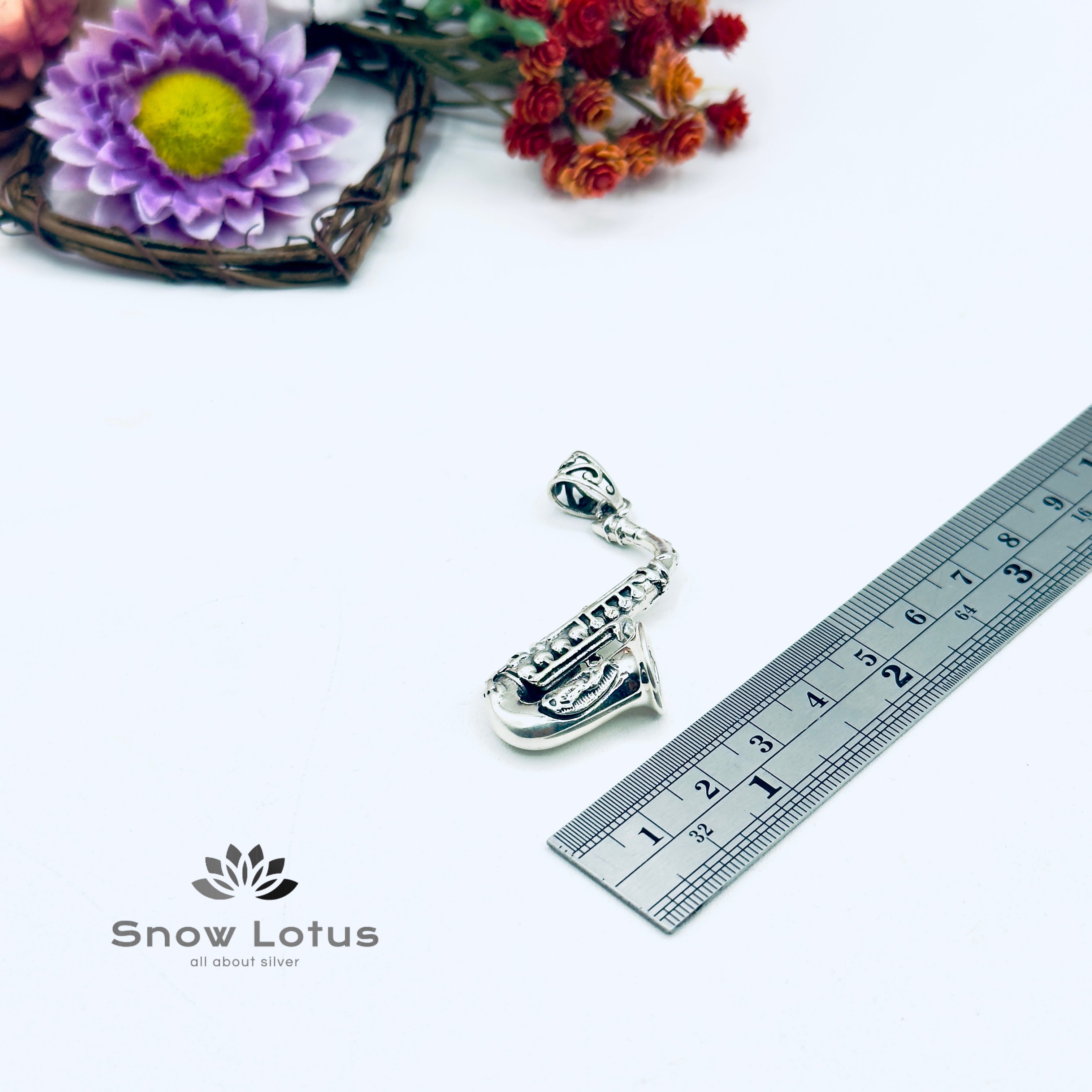 Sexophone Sterling Pendant