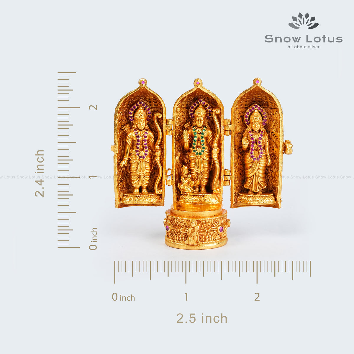 Pocket Folding Gold AD Stone RamParivar