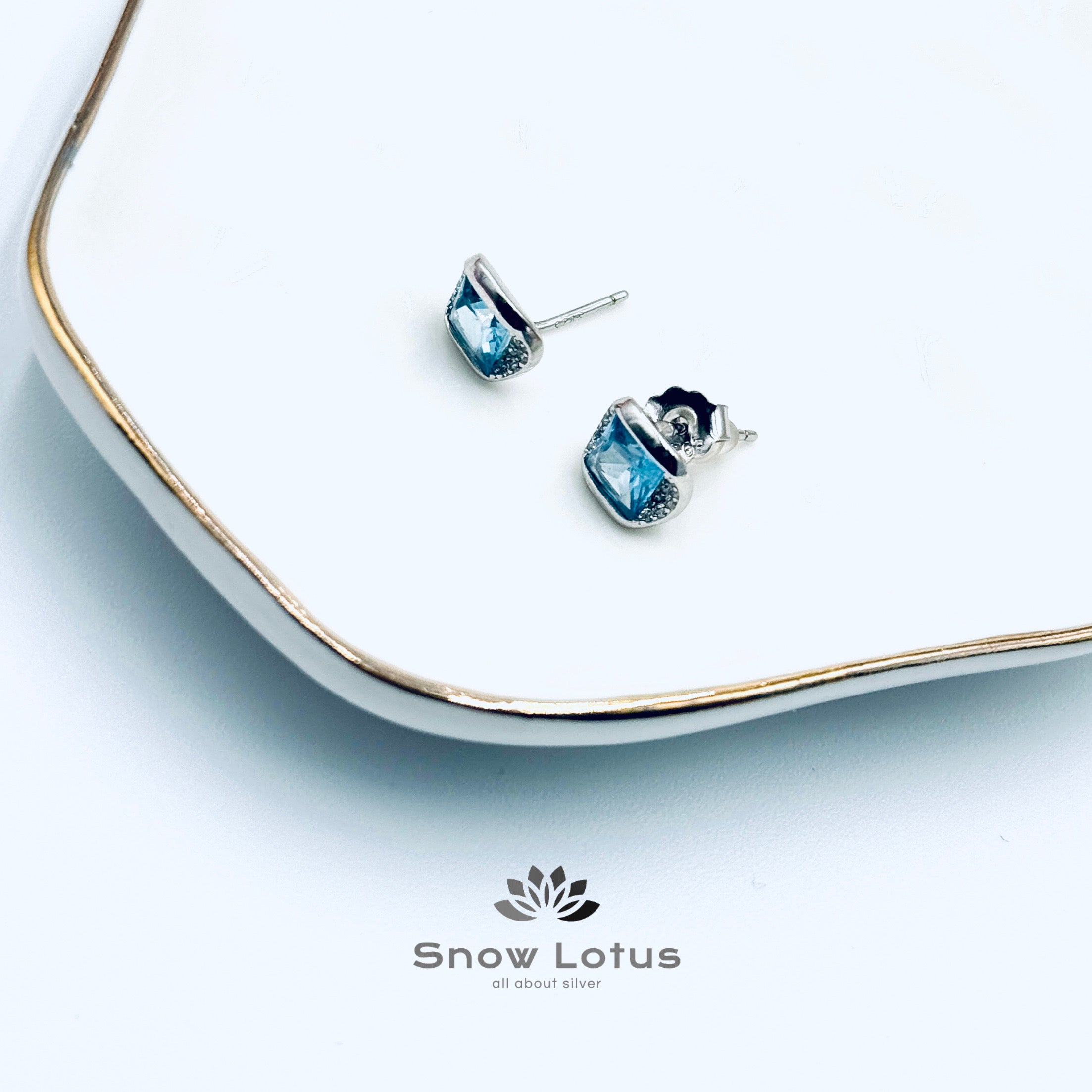 Mini Bluish Earrings