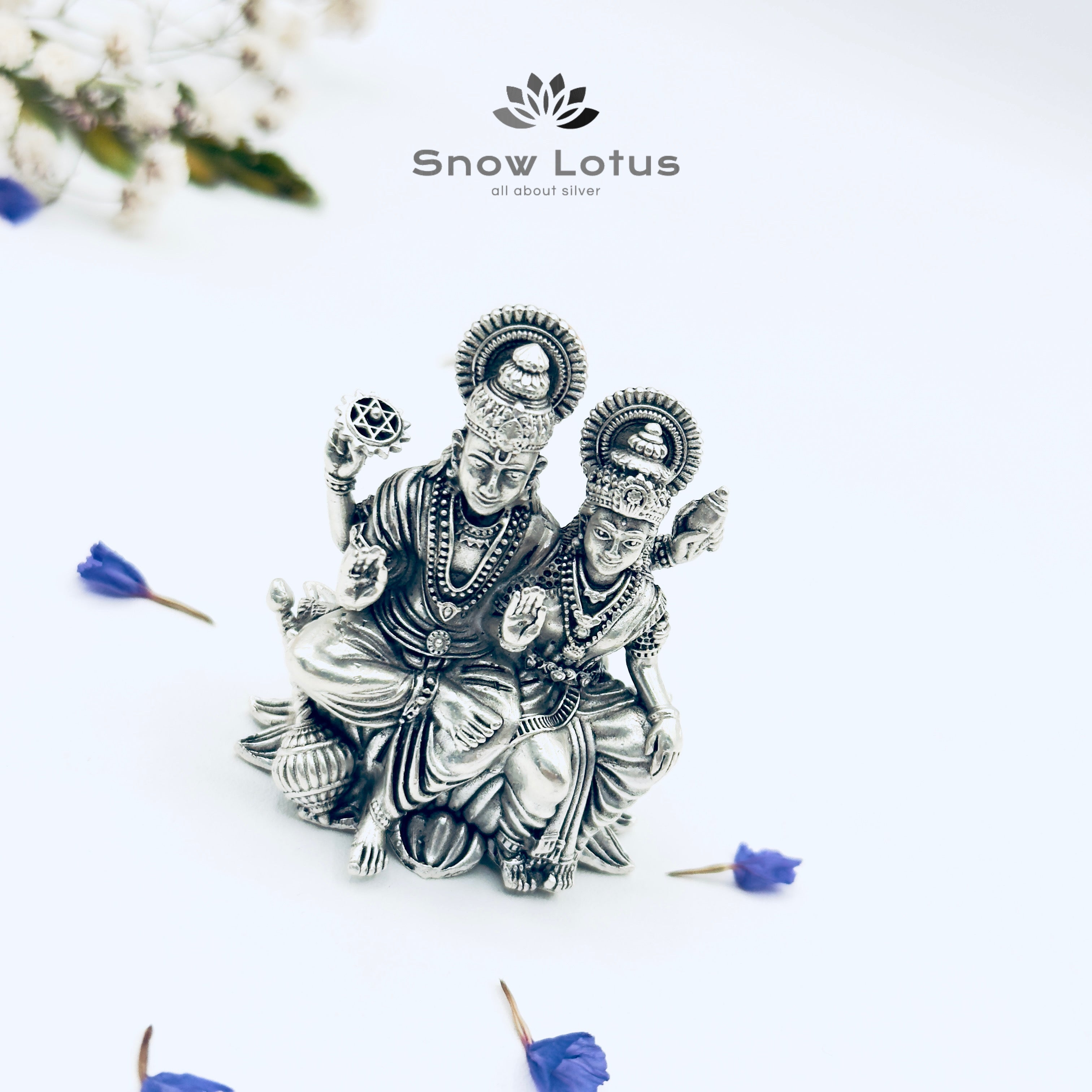 Antique Vishnu and Lakshmi 3D