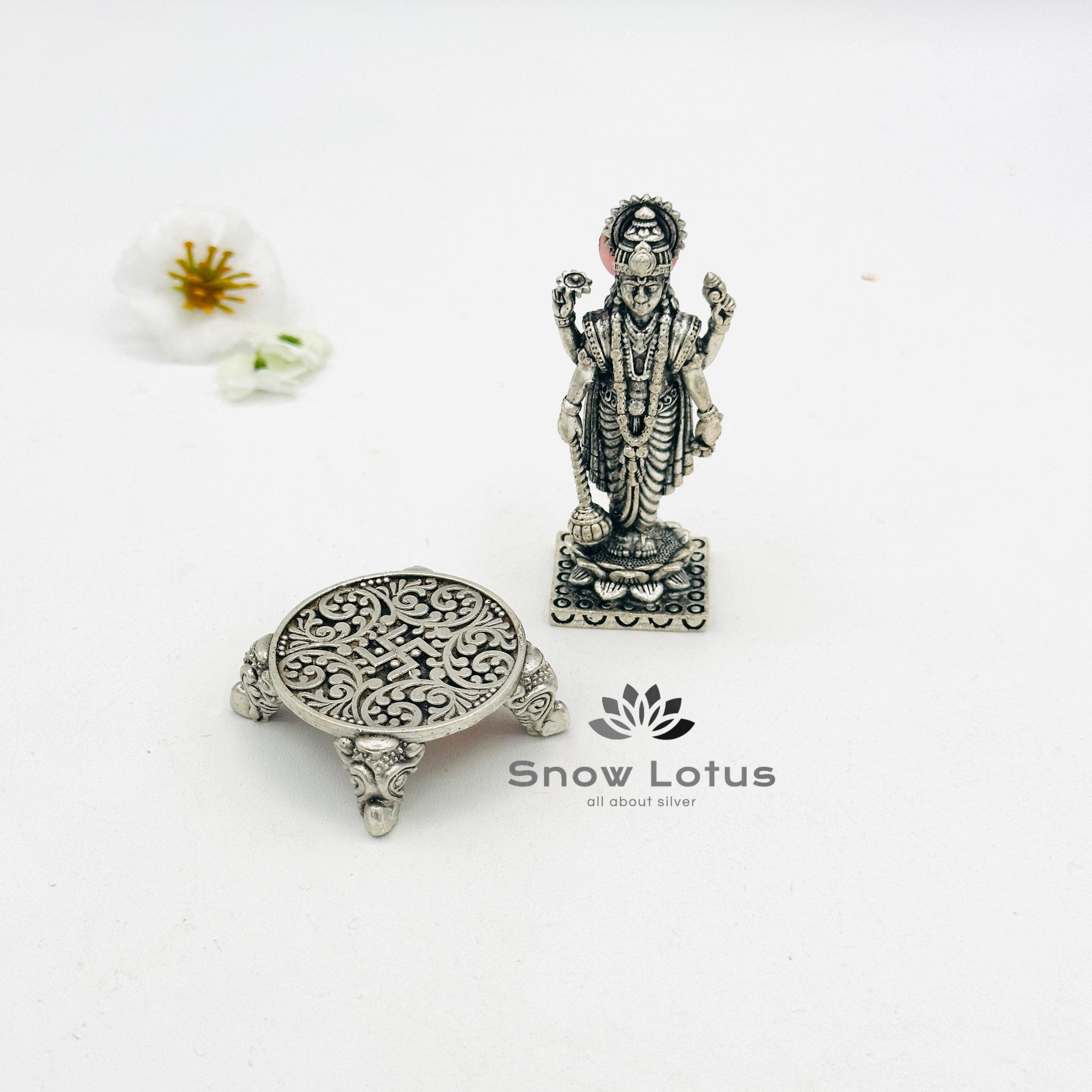 Mini Antique Idol peetam with Elephant trunks