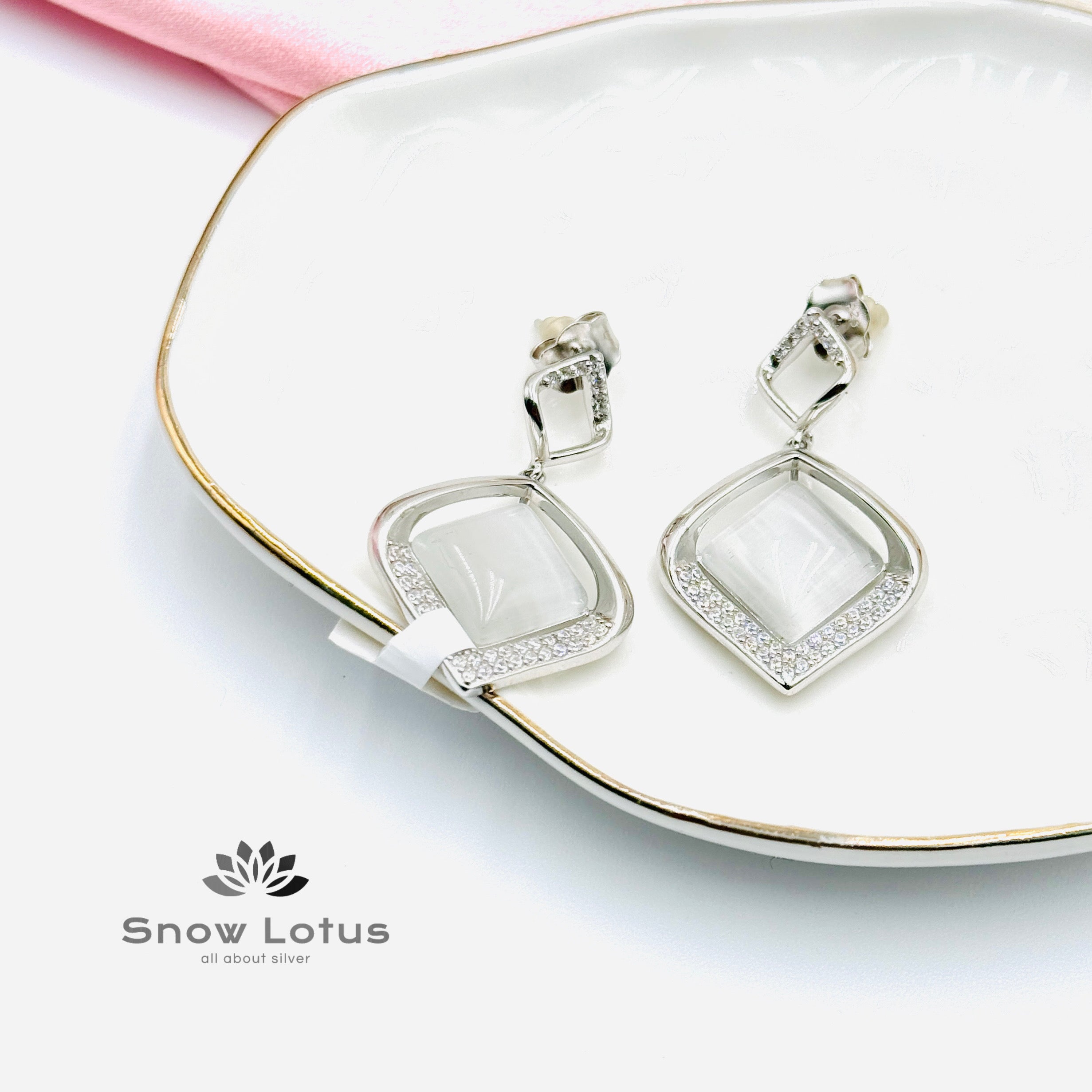 Ice Glow Charm Earrings