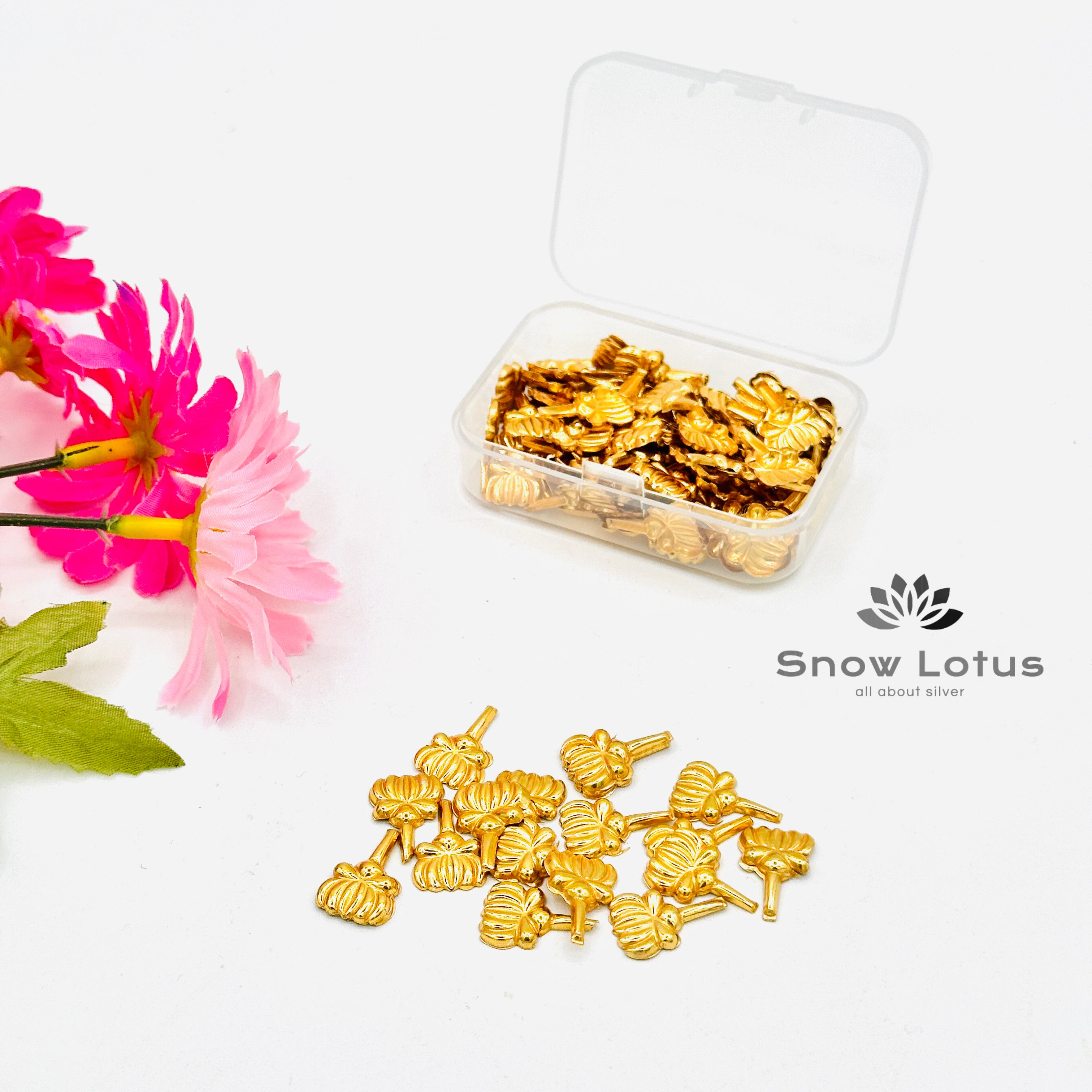108 Gold Polish Lotus 2D