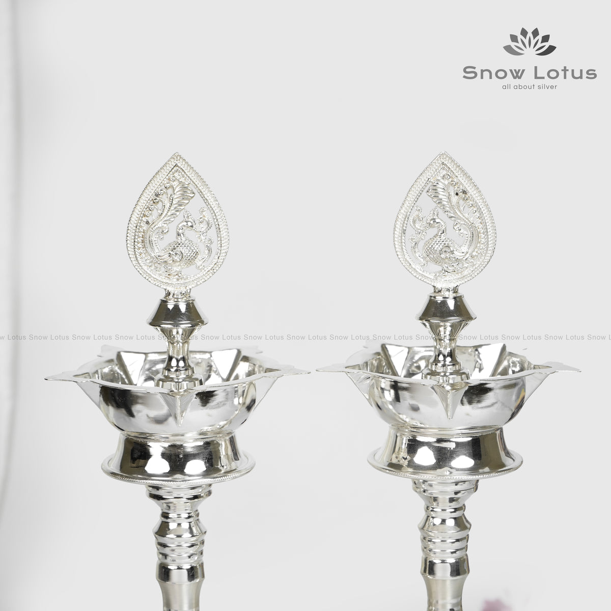 Nakshi Peacock Drop Diyas