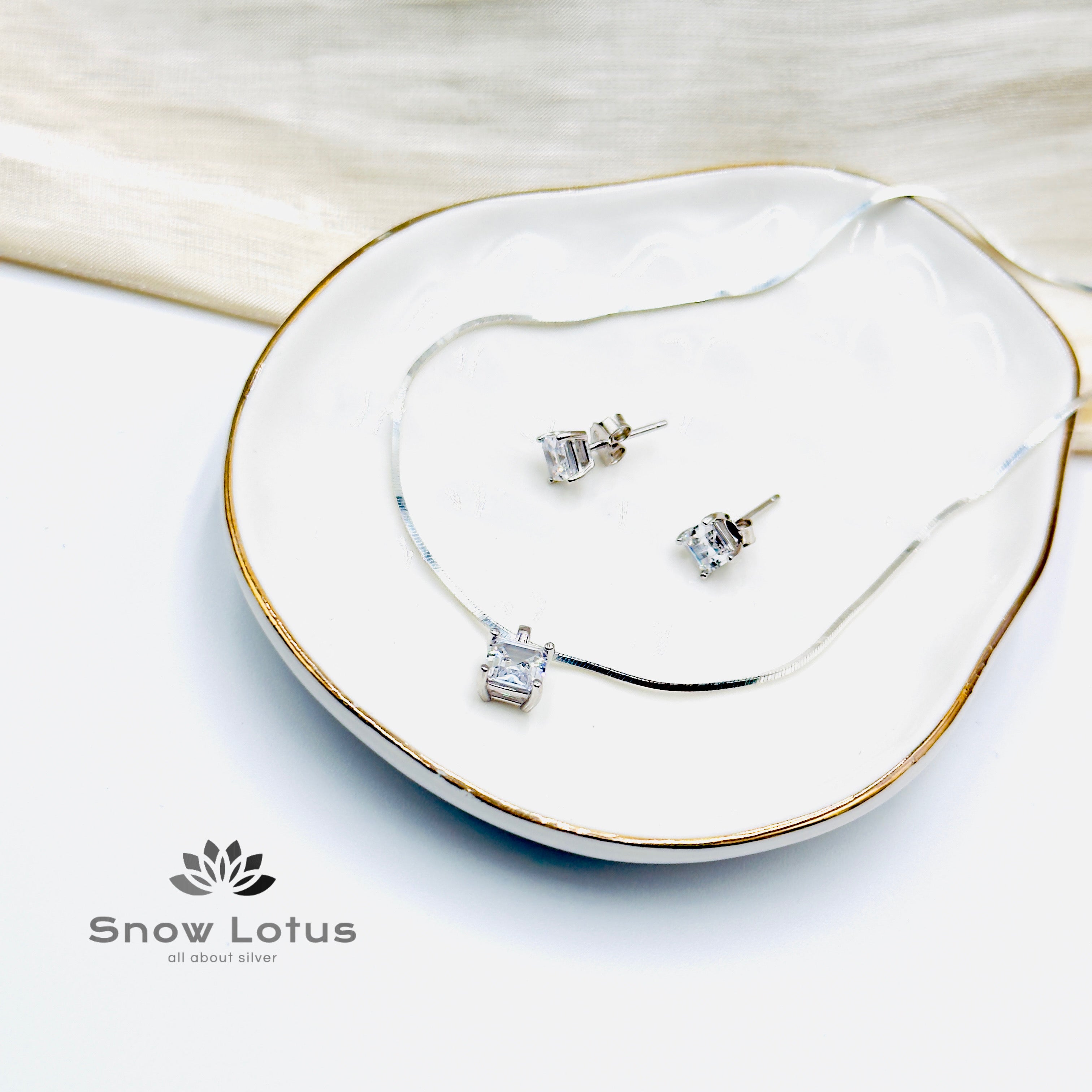 Square Pendant Set